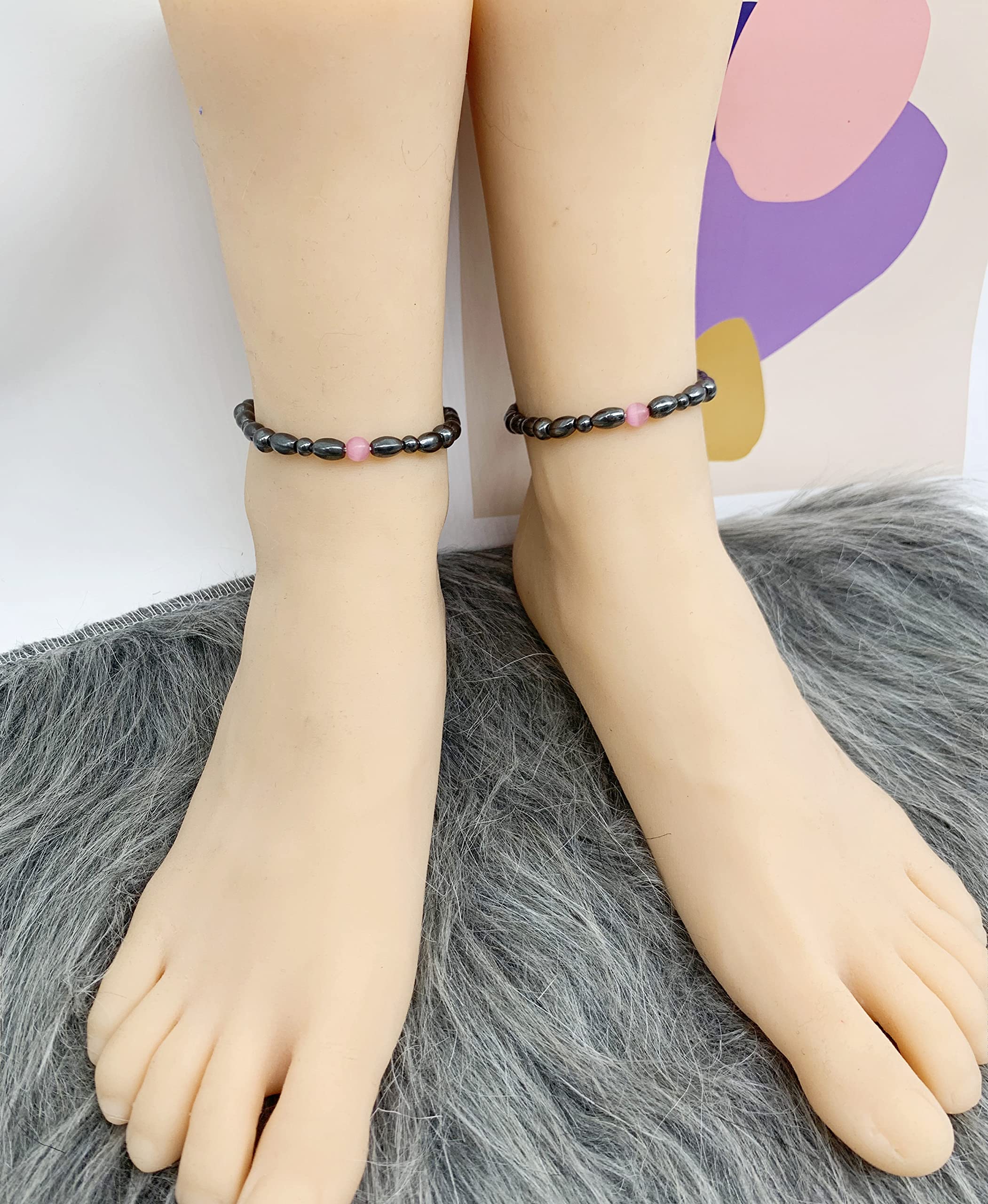 Magnetic Therapy Ankle Bracelet for Pain Relief - Copper & Neodymium Magnets for Joint Support - Ideal for Arthritis, Circulation & Wellness - Perfect for Daily Wear & Active Lifestyles