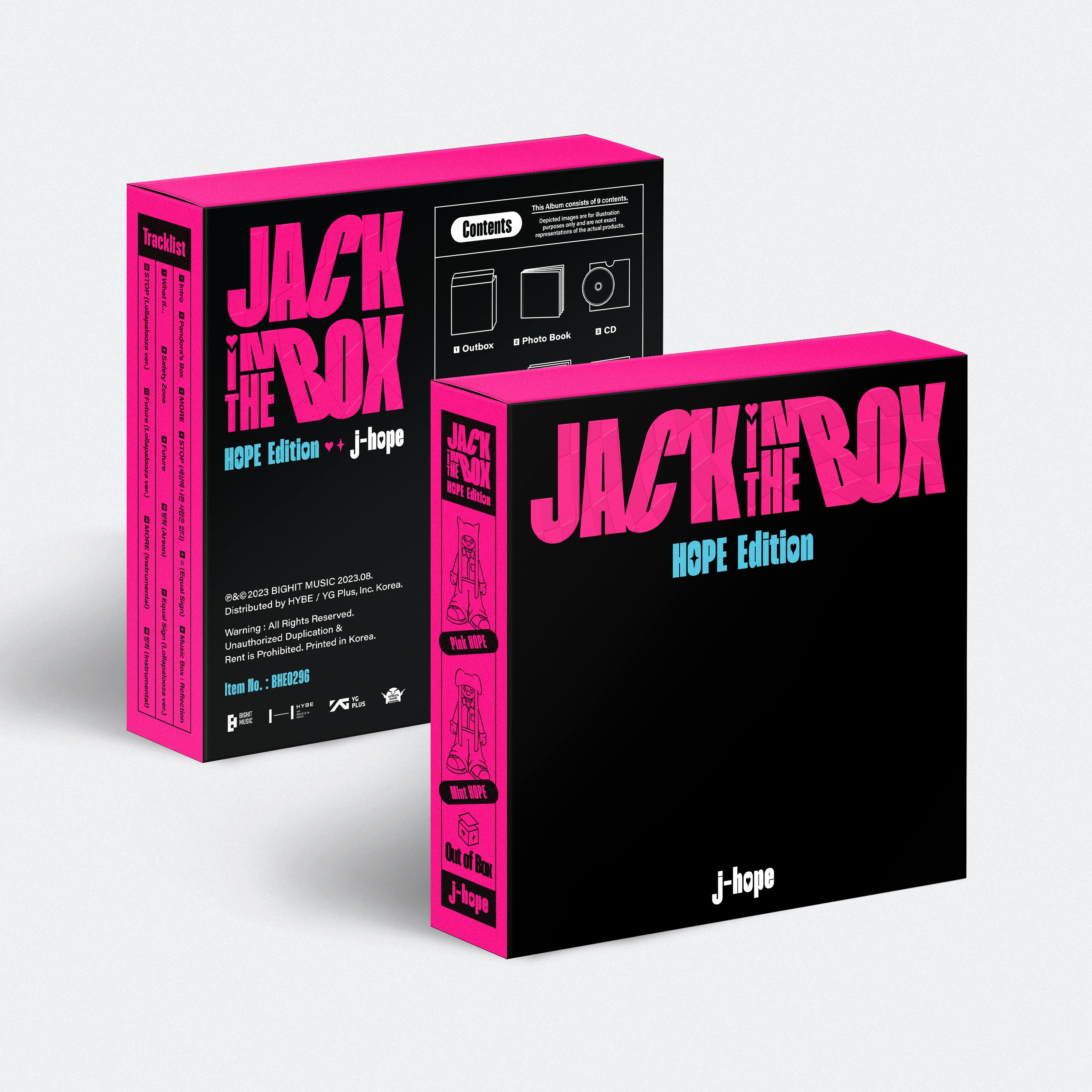 J HOPE SOLO ALBUM 'JACK IN THE BOX' (HOPE EDITION) - K-Pop Collectible CD for BTS Fans - Perfect for Music Lovers & ARMY Gift Ideas