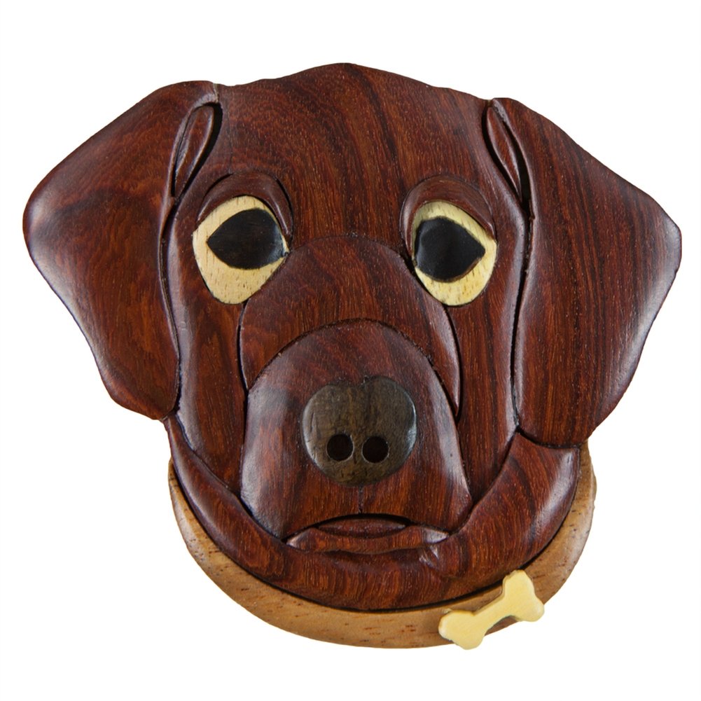 Dog Wooden Magnet - Handmade Wooden Pet Fridge Magnets for Kitchen Decor, Office & Gifts | Cute Animal Themed Refrigerator Magnets for Dog Lovers