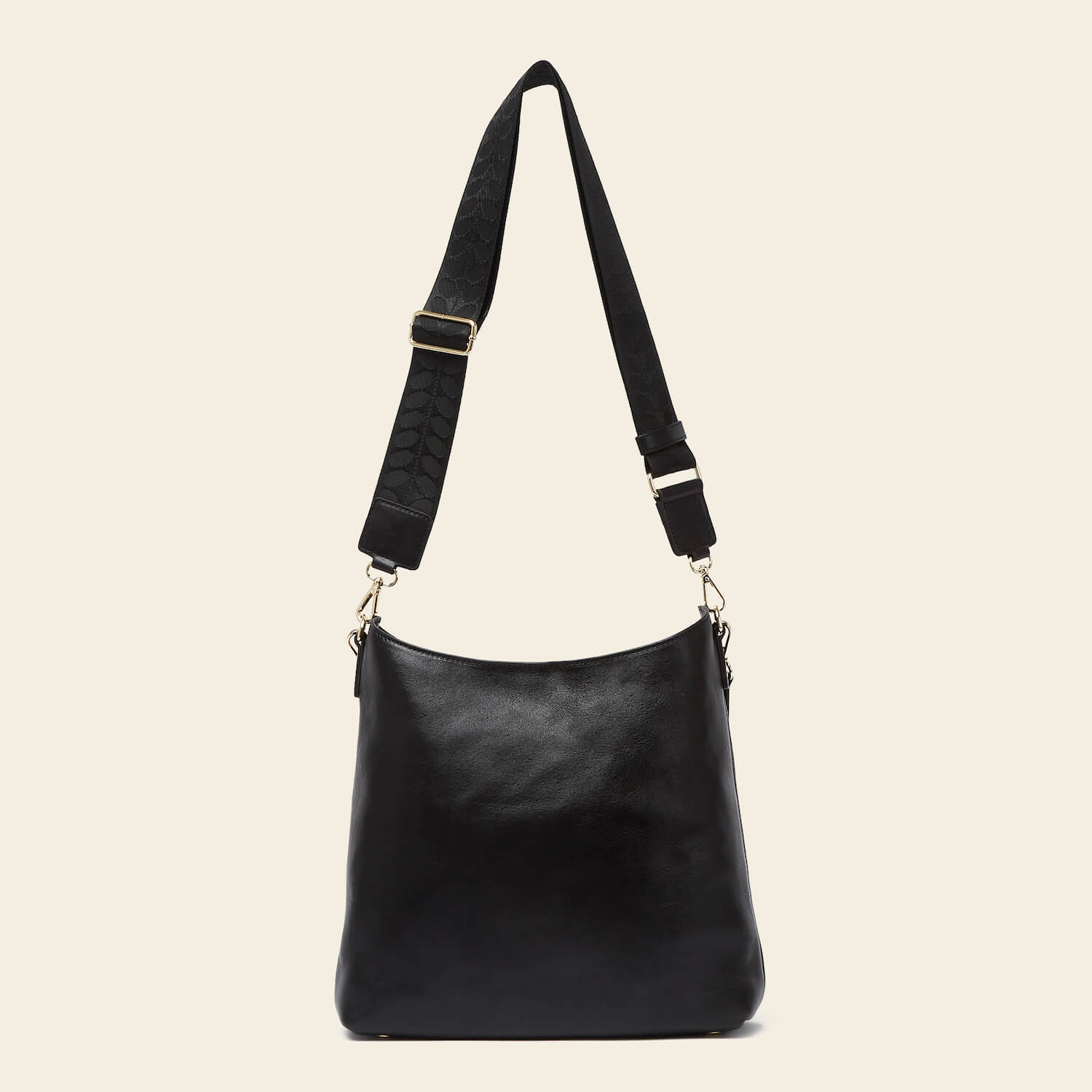 Carrymax Bucket Bag - Stylish Black & Cream Floral Crossbody Purse for Women | Perfect for Shopping, Travel & Everyday Use