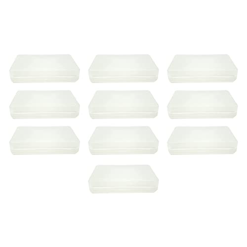 10Pcs Transparent Plastic Game Boy GBA Box Protectors - Anti-Scratch Protective Cases for Game Cartridges | Perfect for Collectors & Vintage Gaming Storage