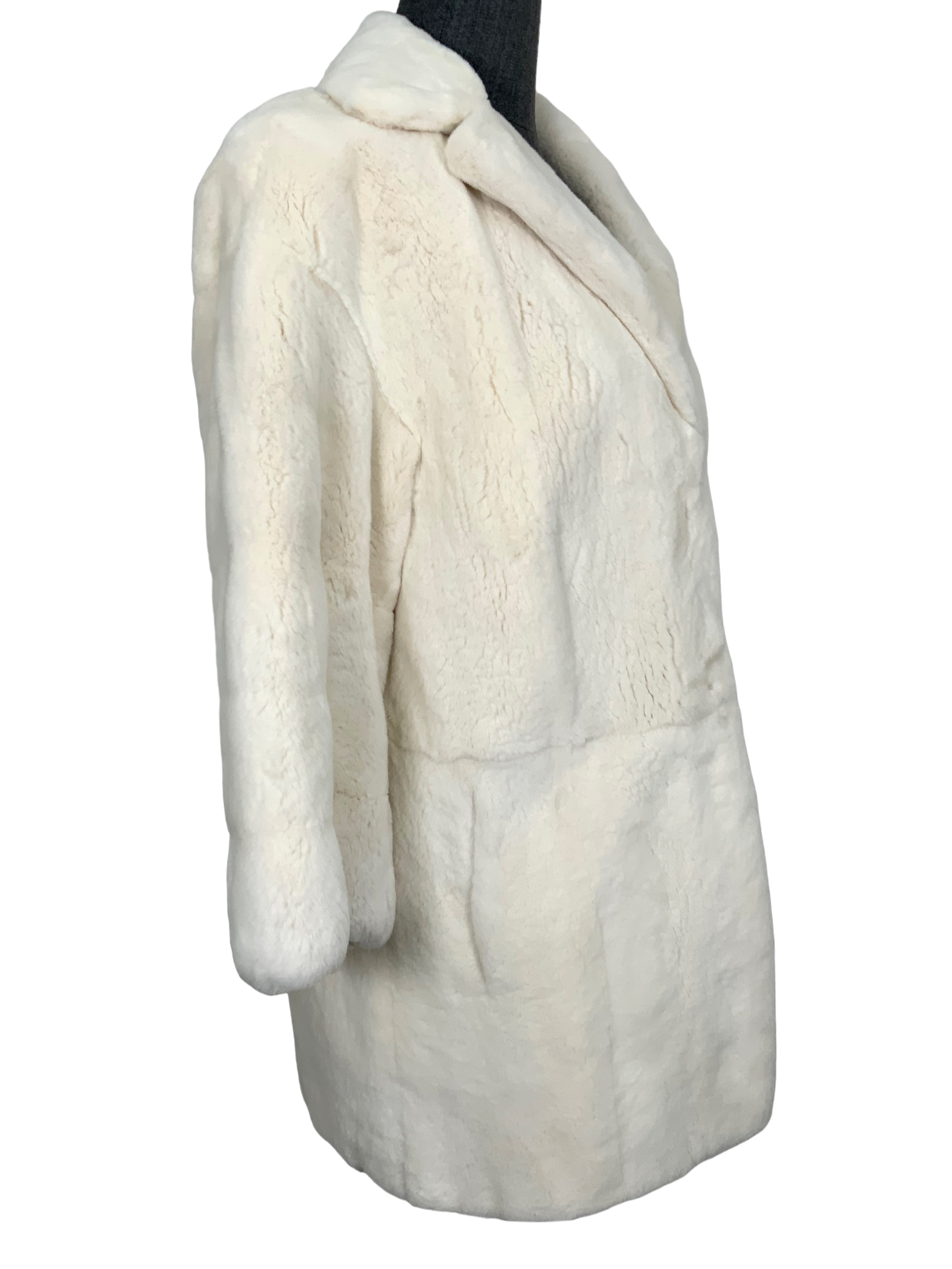 Loro Piana Women's Mink Fur Short Car Coat - Size S | Luxurious Winter Outerwear for Casual & Formal Occasions
