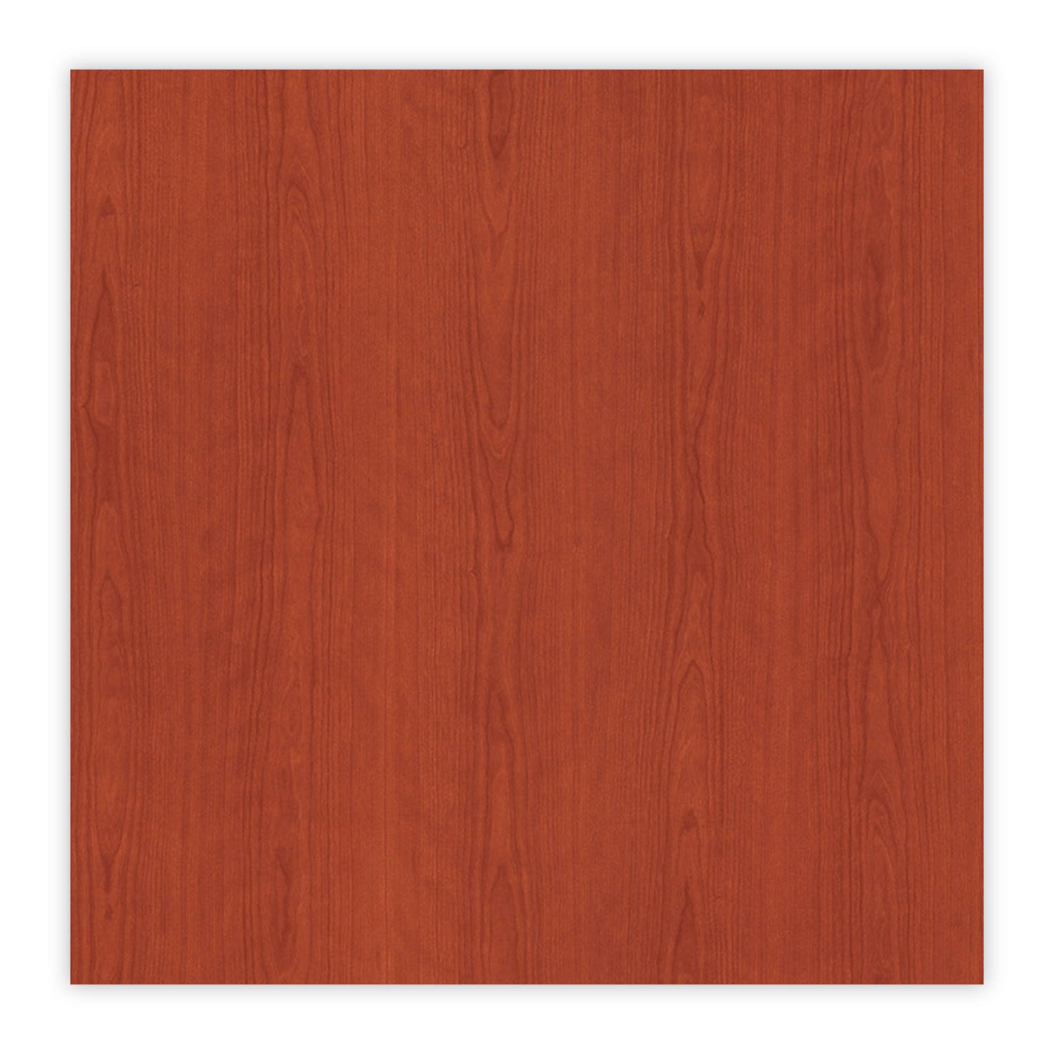 Alera Valencia Series Full Pedestal File Cabinet - 3 Drawer Storage for Legal & Letter Size Files - Left or Right Opening - Cherry Finish - 15.63