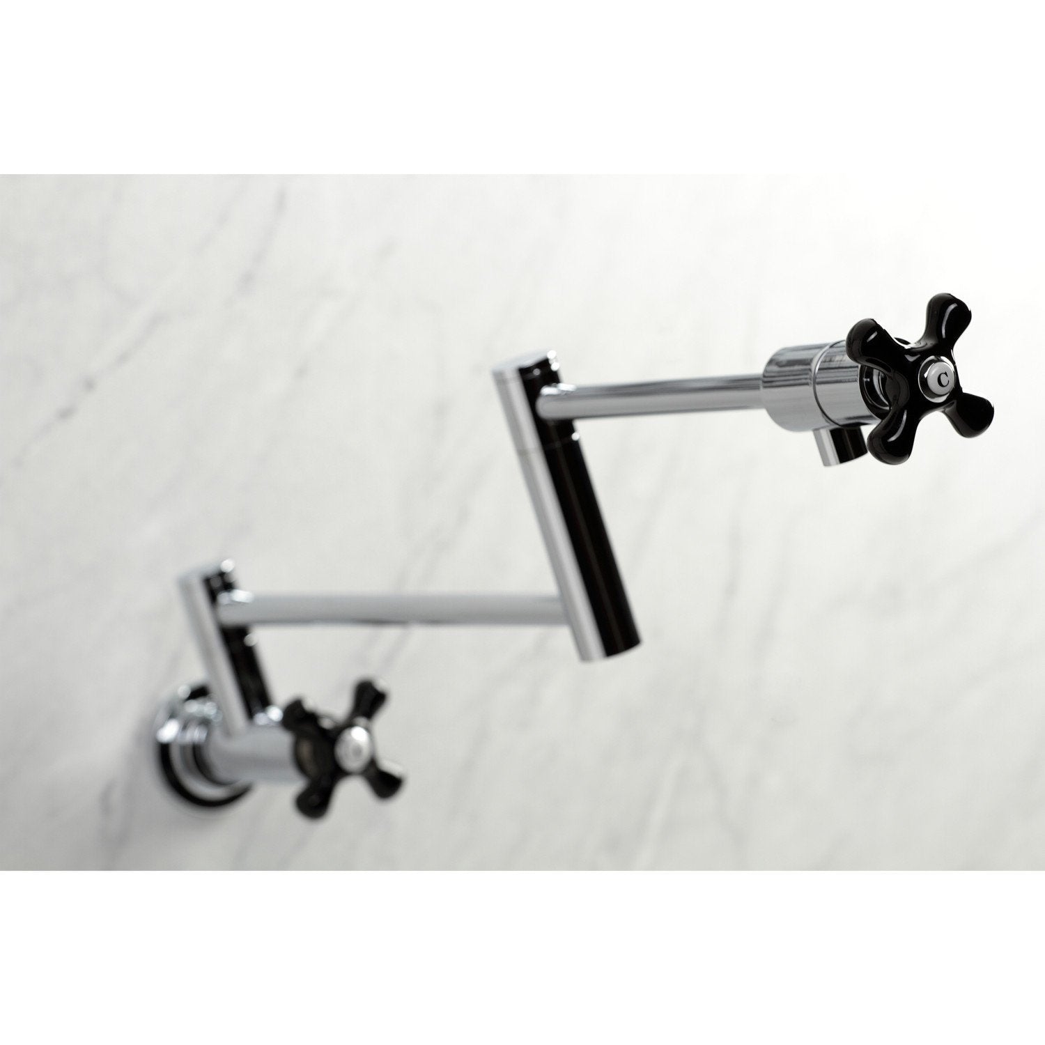 Duchess Pot Filler - 18-Inch Brushed Nickel Wall Mount Faucet for Kitchen Sink, Ideal for Cooking, Filling Large Pots & Pans