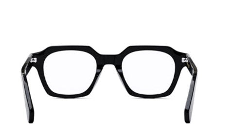 Celine THIN CL50128I 001 Shiny Black Geometric Men's Eyeglasses | Premium Designer Sunglasses for Men | Perfect for Fashion, Work & Outdoor Activities