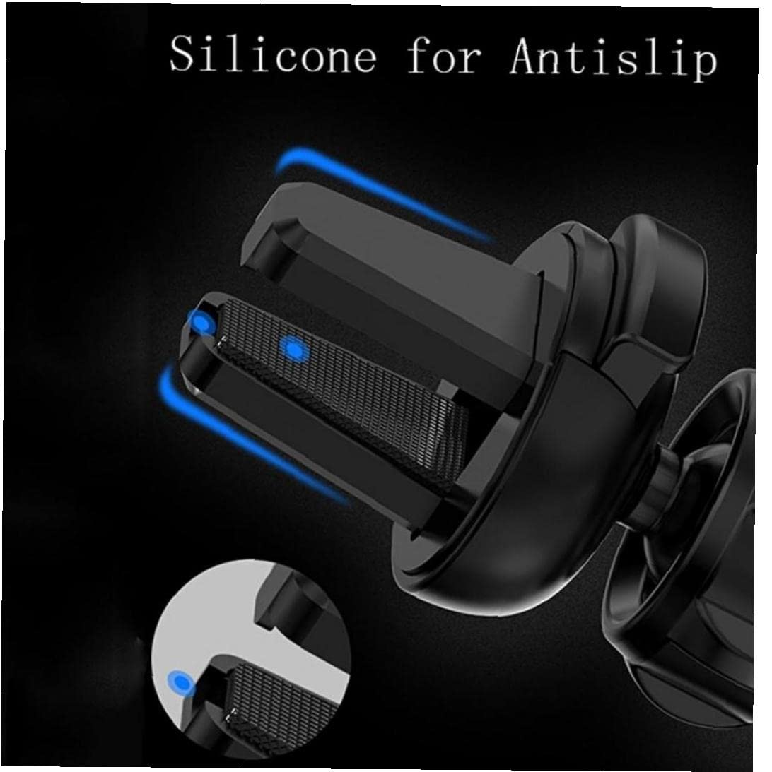 Universal Car Phone Holder - Metal Air Vent Mount with Gravity Clip for iPhone, Samsung & GPS Devices | Secure & Hands-Free Driving, Perfect for Commuting & Road Trips