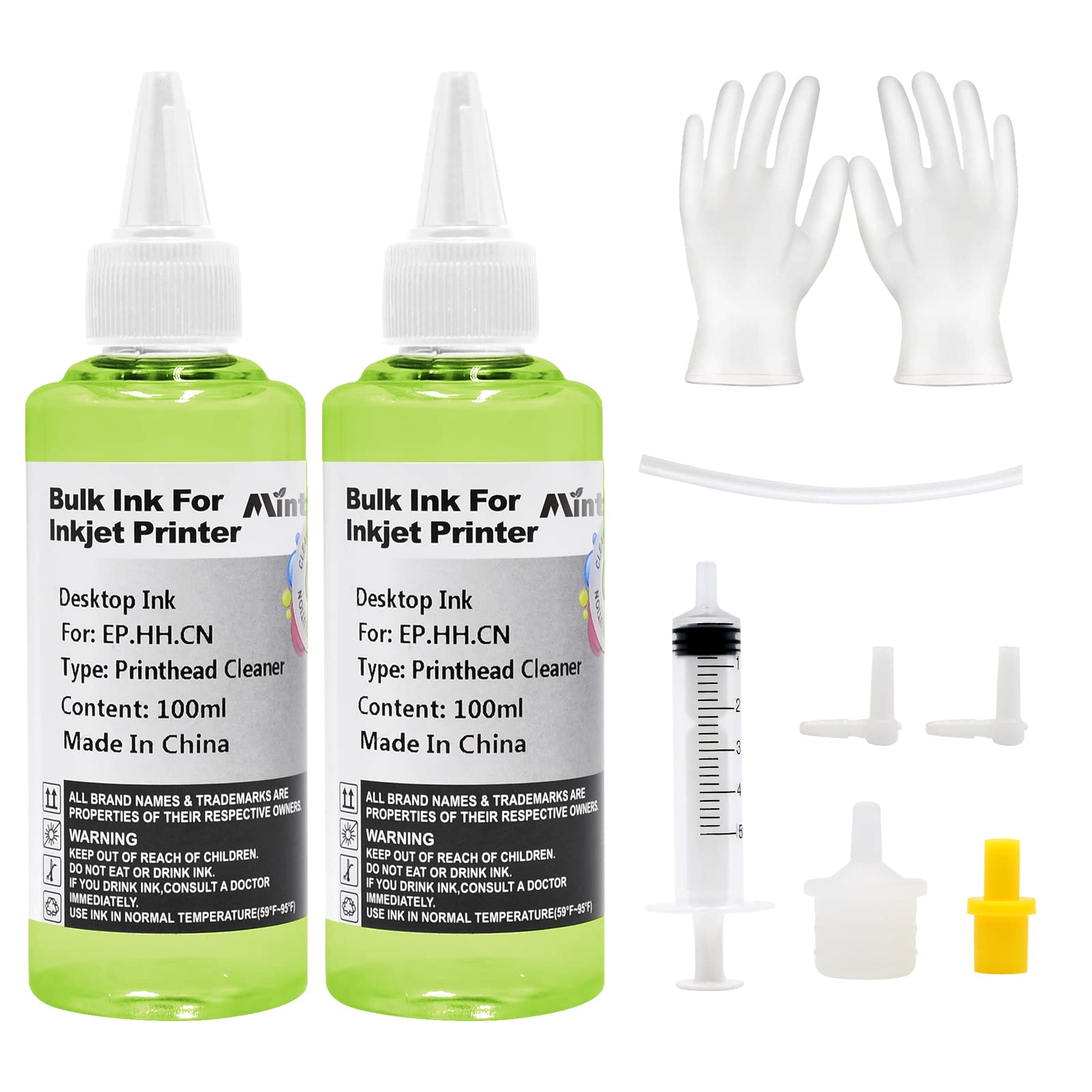 HP Brother Canon Sublimation Epson Ecotank Printer Head Cleaning Kit - Universal Printhead Cleaner for HP Inkjet, Canon, Brother Printers - Perfect for Home Office & Photo Printing Maintenance
