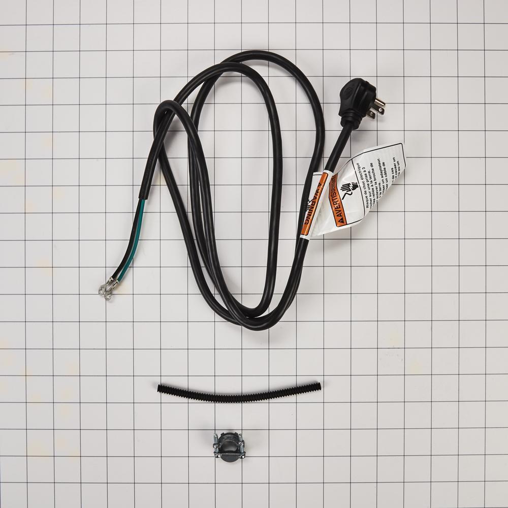 Amana W11365014 Dishwasher Power Cord Kit - Right Angle Plug for Easy Installation | Perfect for Kitchen Appliance Upgrades & Repairs