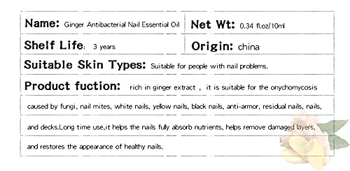 RtopR Nail Repair Liquid - Antifungal Treatment for Onychomycosis, Moisturizing Nail Care Essence with Ginger Extract - Perfect for Damaged, Brittle Nails & Fungal Infections at Home or Salon Use