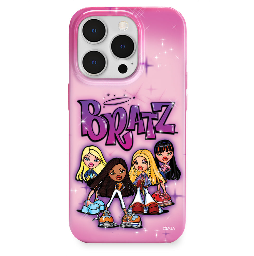 Bratz Airbrush Angelz iPhone Case - Trendy Protective Cover for iPhone 13/14/15 - Perfect for Fans, Fashion Lovers & Everyday Use