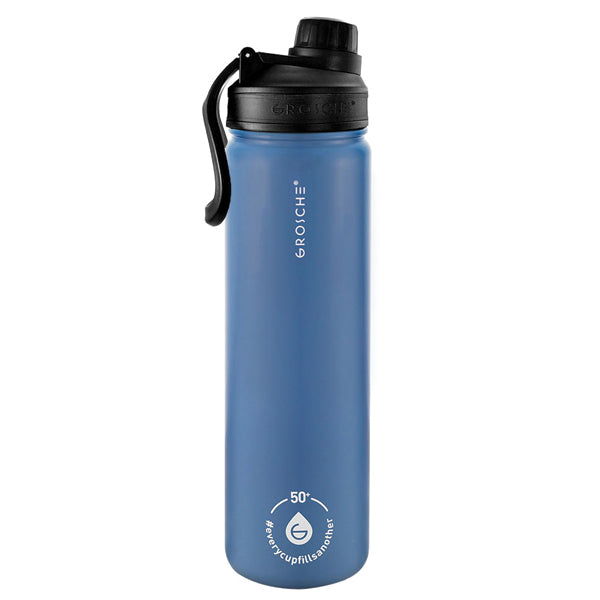 GROSCHE Chicago Stainless Steel Tea Infuser Tumbler - 20oz Insulated Travel Mug for Hot & Cold Beverages - Perfect for Office, Gym, and Outdoor Adventures