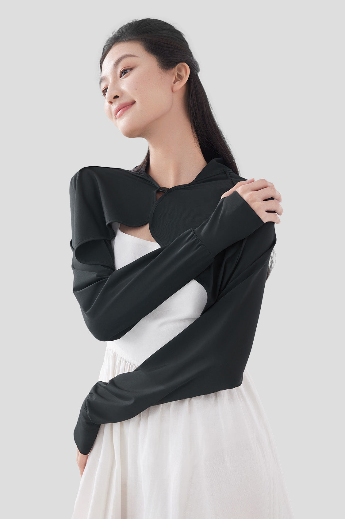 IceFlexy Women's UPF50+ Sun Protection Shrug - Lightweight Cover-Up for Beach, Pool & Outdoor Activities