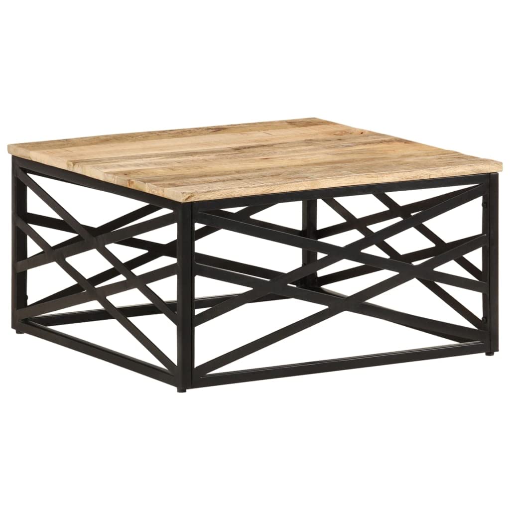 Solid Mango Wood Coffee Table - 26.8