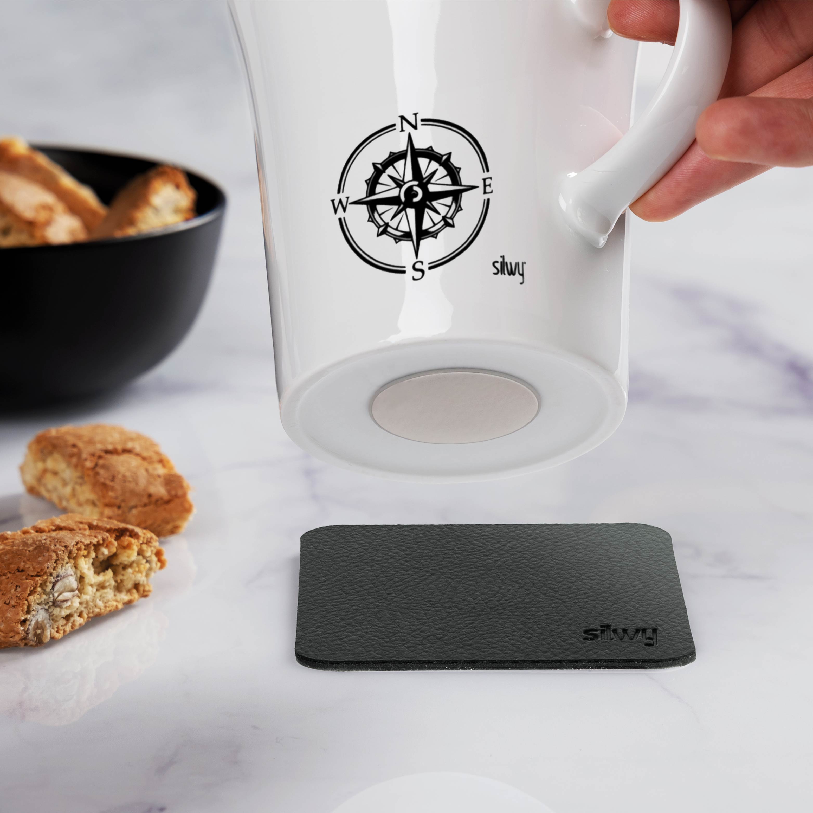 Premium Magnetic Porcelain Travel Mugs - Perfect for Camping, Hiking & Outdoor Adventures | Durable & Stylish REISELUST Collection