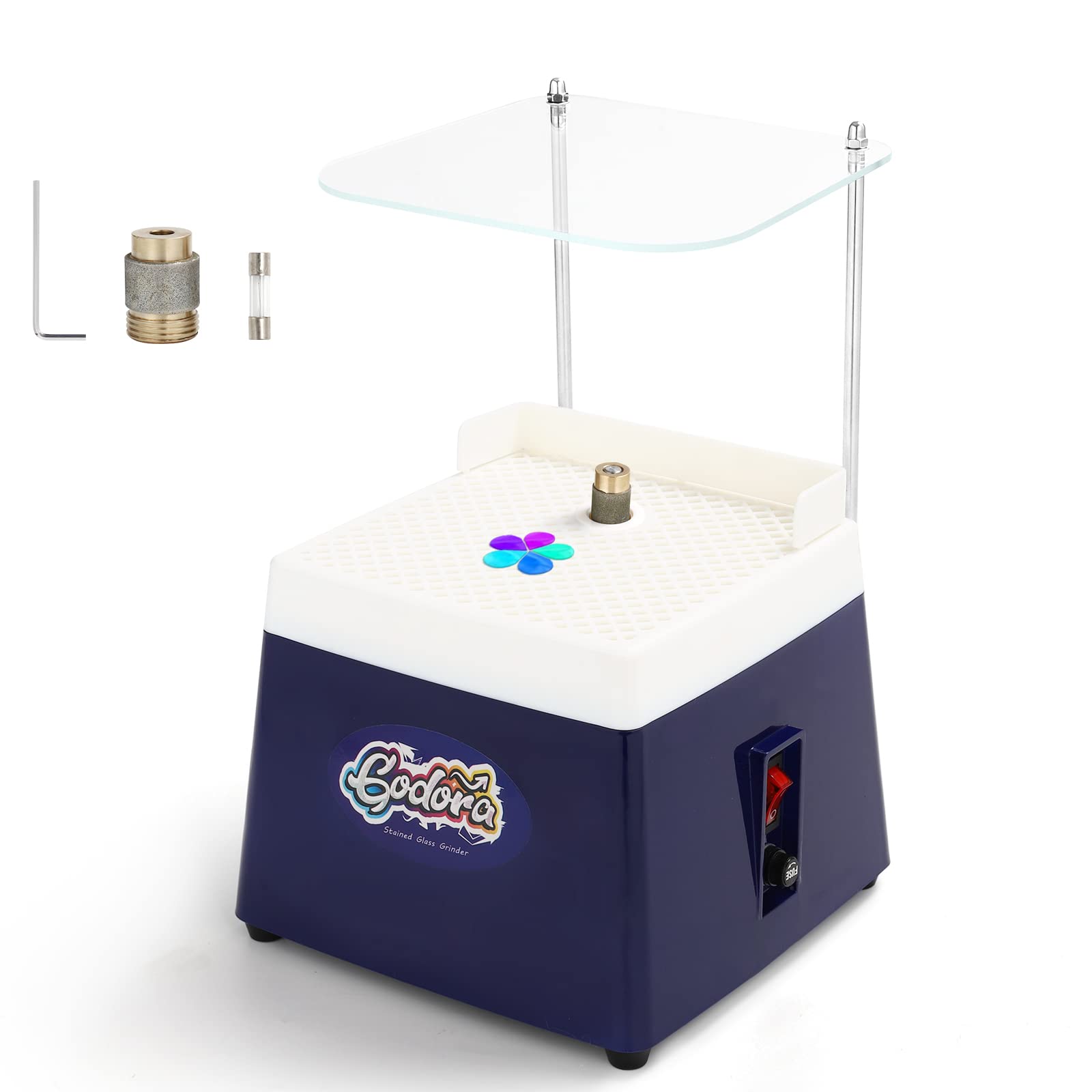 Godora Stained Glass Grinder Kit - Professional 5/8