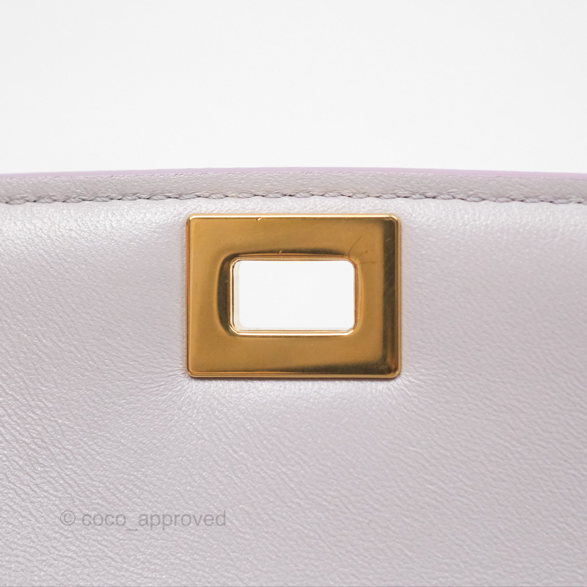 Celine Teen Classic Box Flap Bag in Lavender Grey Liege Calfskin Leather - Luxury Crossbody Purse for Women, Perfect for Date Night & Special Occasions