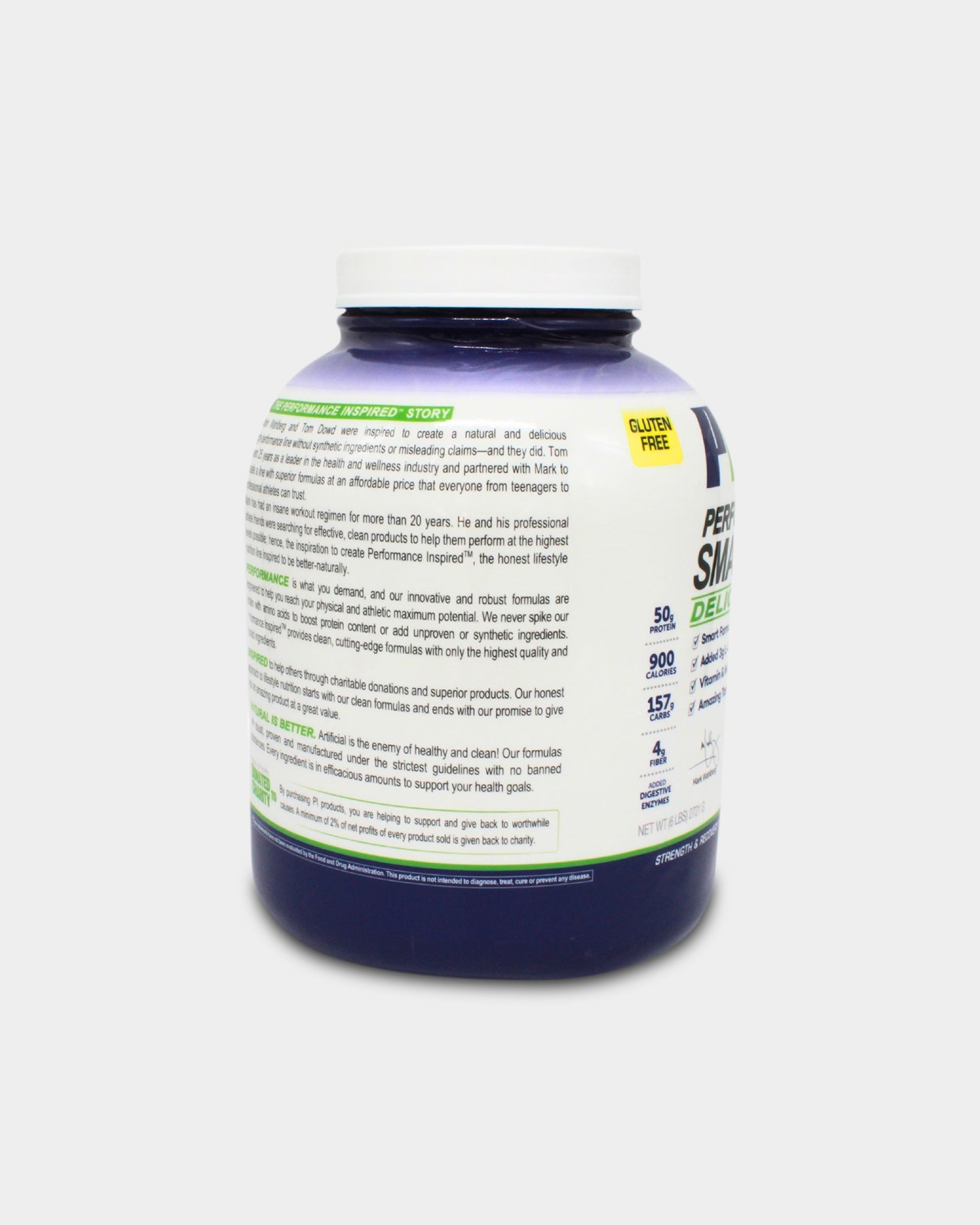 Performance Inspired Nutrition Performance Smart Gainer - High Protein Weight Gainer Powder for Muscle Growth & Recovery - Perfect for Post-Workout & Bodybuilding