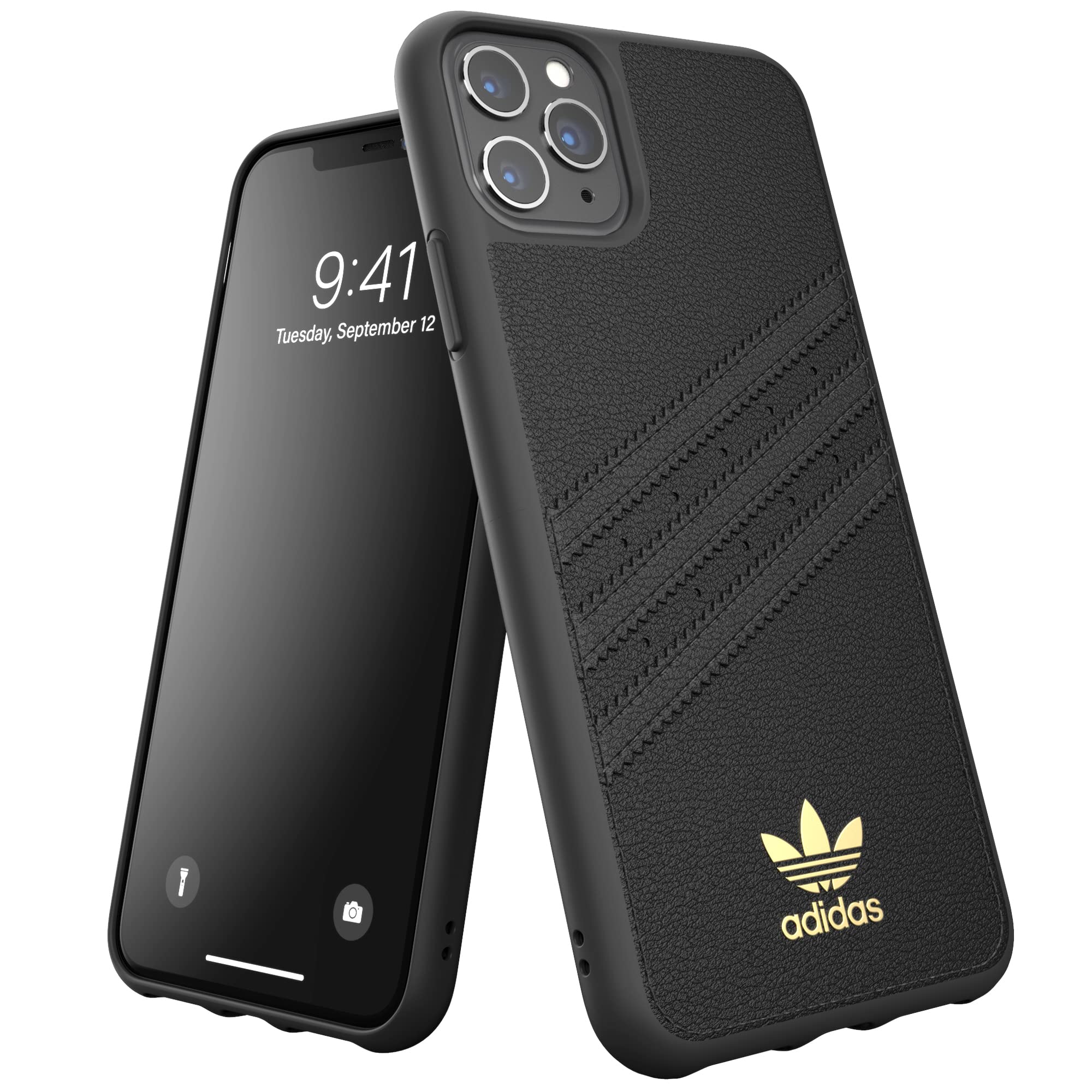 Adidas Originals Shockproof iPhone 11 Pro Max Case - Durable Black Protective Cover for Drop Protection | Perfect for Gym, Travel & Everyday Use