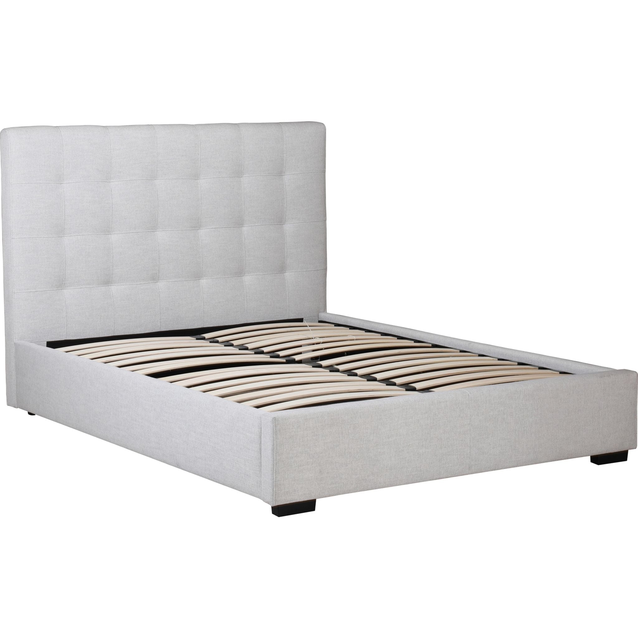 Belle Storage Bed with Underbed Drawers - Queen Size Platform Bed Frame with Ample Storage Space - Perfect for Small Bedrooms, Dorms & Apartments