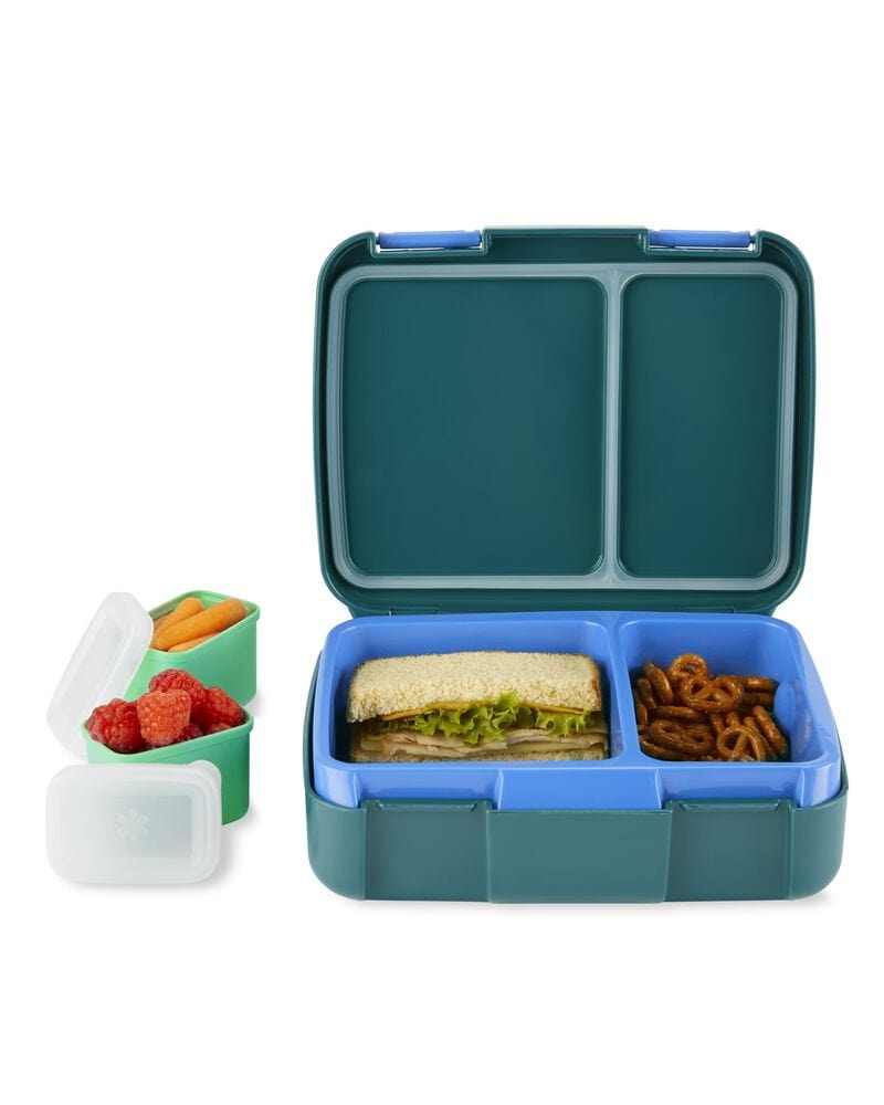 Skip Hop Spark Style Bento Lunch Box for Kids - Insulated Stainless Steel Food Container with Leak-Proof Lid - Perfect for School, Work, Picnics & Travel