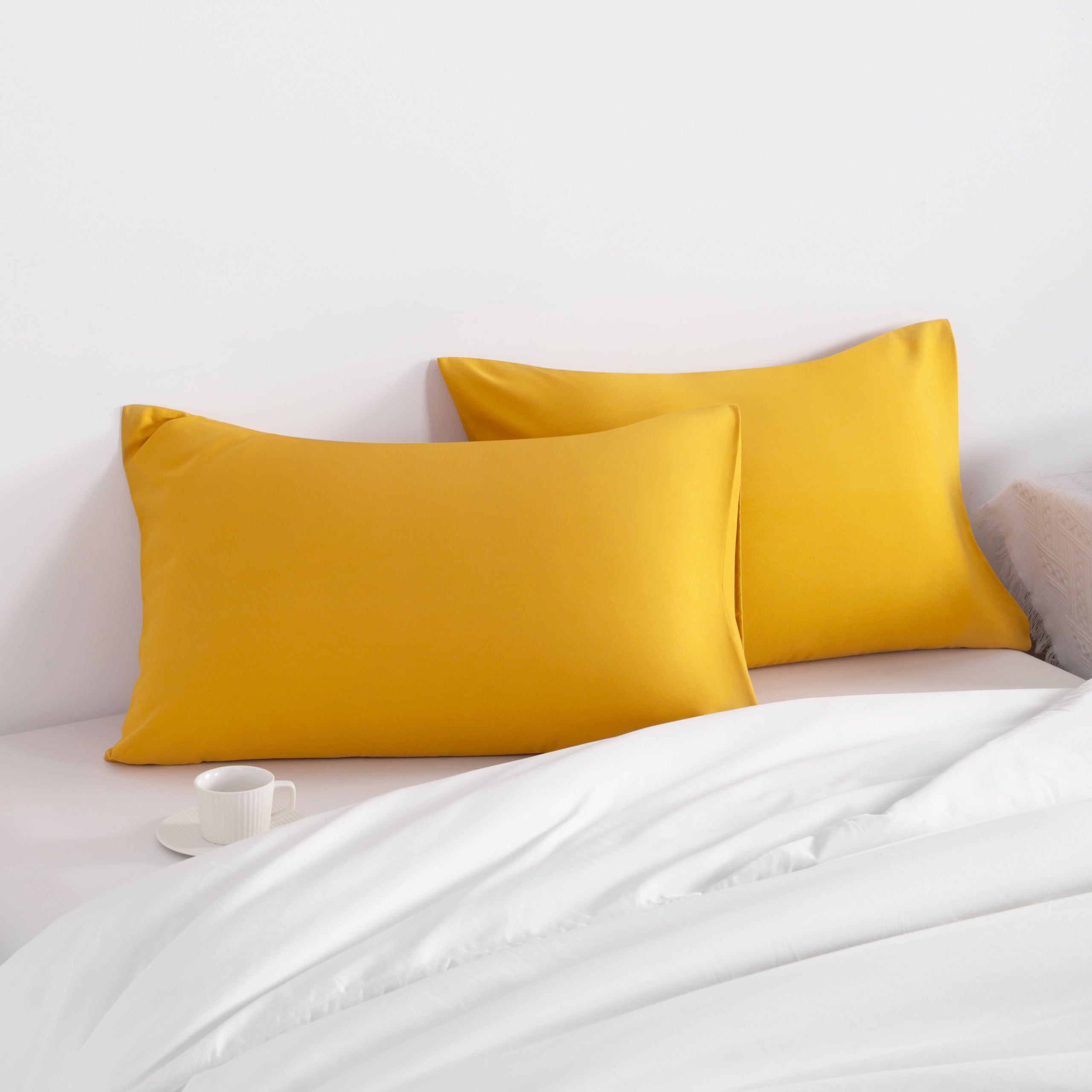 2 Pack Microfiber Queen Pillowcases with Envelope Closure - Soft Hypoallergenic Pillow Covers for Bedroom, Hotel & Travel - NTBAY®