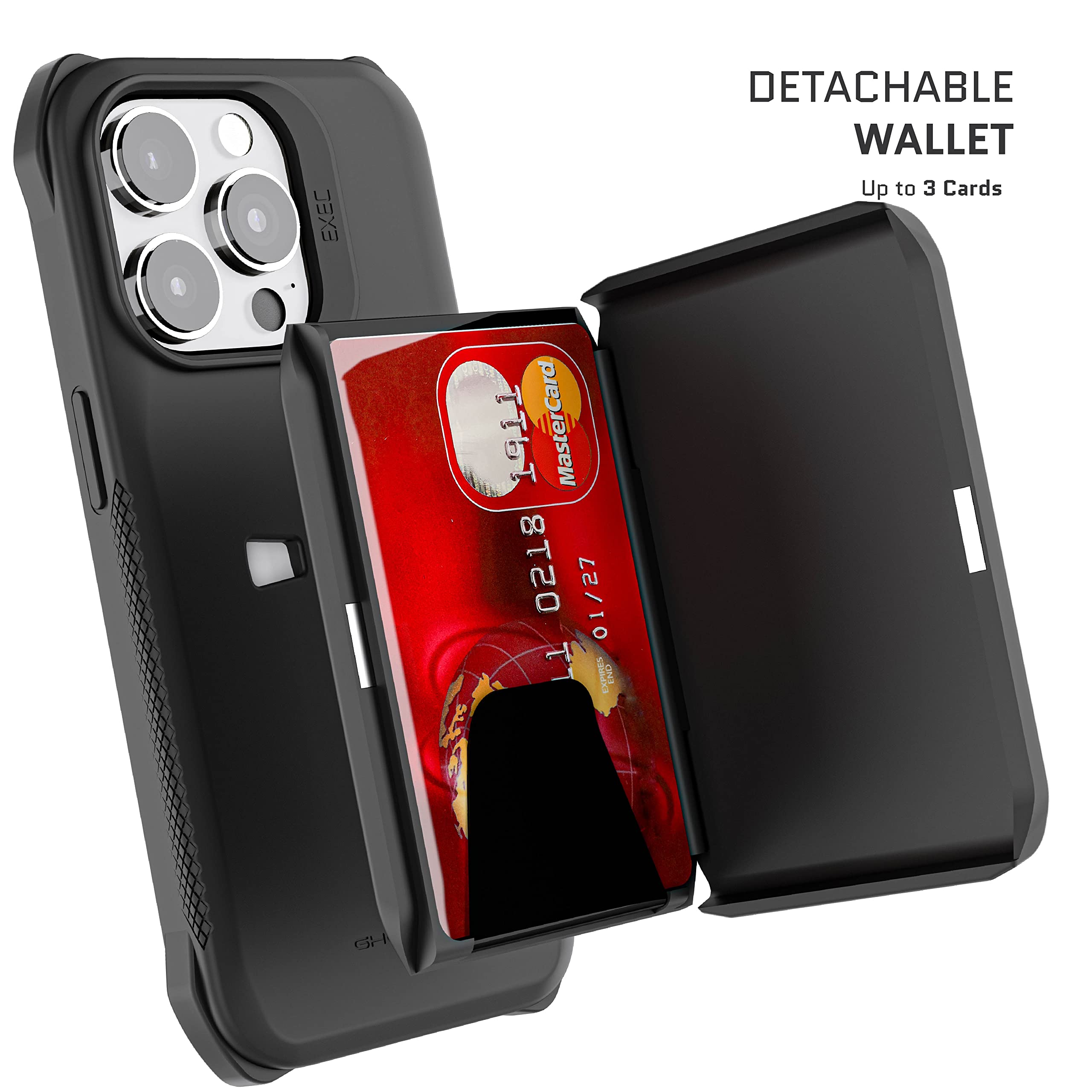 Premium Ghostek EXEC Magnetic Wallet Case for iPhone 14 (6.1