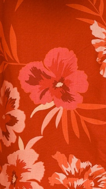 Canika Mini Dress - Red Floral Print Summer Dress for Women | Casual & Party Wear | Perfect for Beach, Vacation & Date Nights
