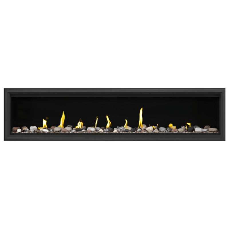 Napoleon Vector 74 Linear Direct Vent Gas Fireplace - LV74N | Modern Home Heating Solution for Living Rooms & Patios