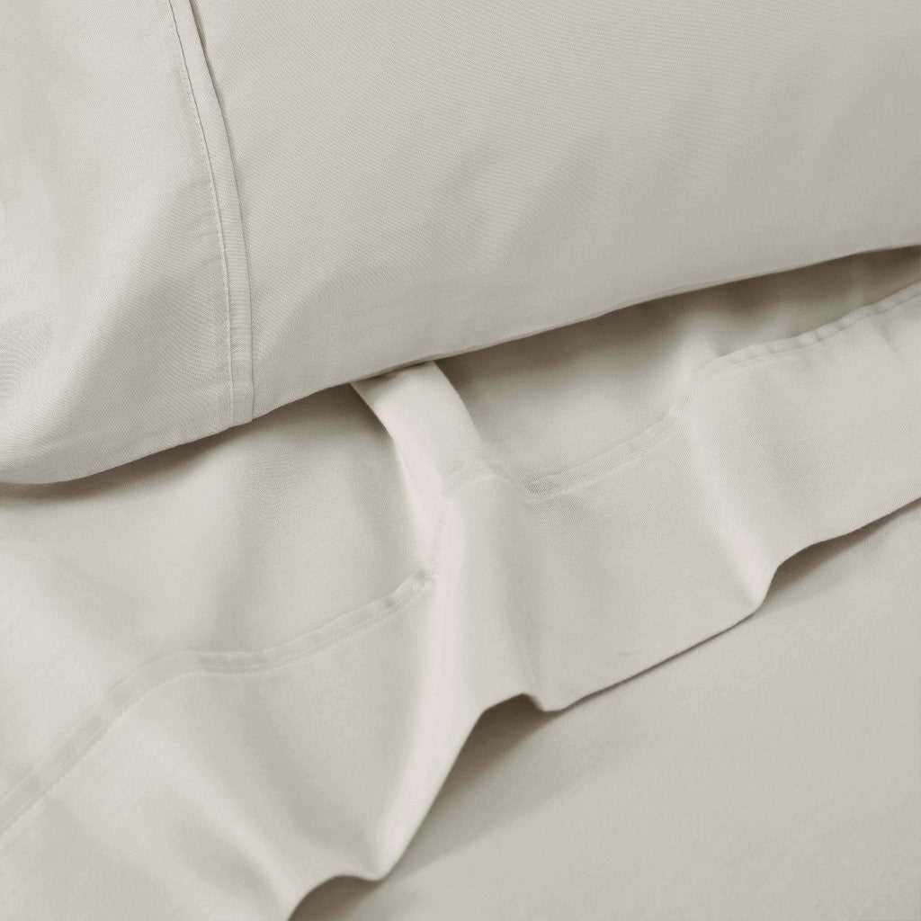 Premium Cotton Blend Solid Pillowcases Set of 2 - Soft & Breathable Bedding Essentials for Comfortable Sleep - Perfect for Master Bedroom, Guest Room, or Travel