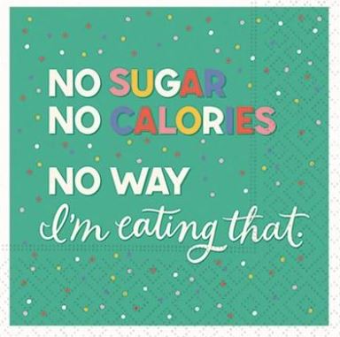 Sugar-Free Zero-Calorie Beverage Napkins - Pack of 20 | Perfect for Coffee, Tea & Cocktail Parties, Restaurants & Home Use