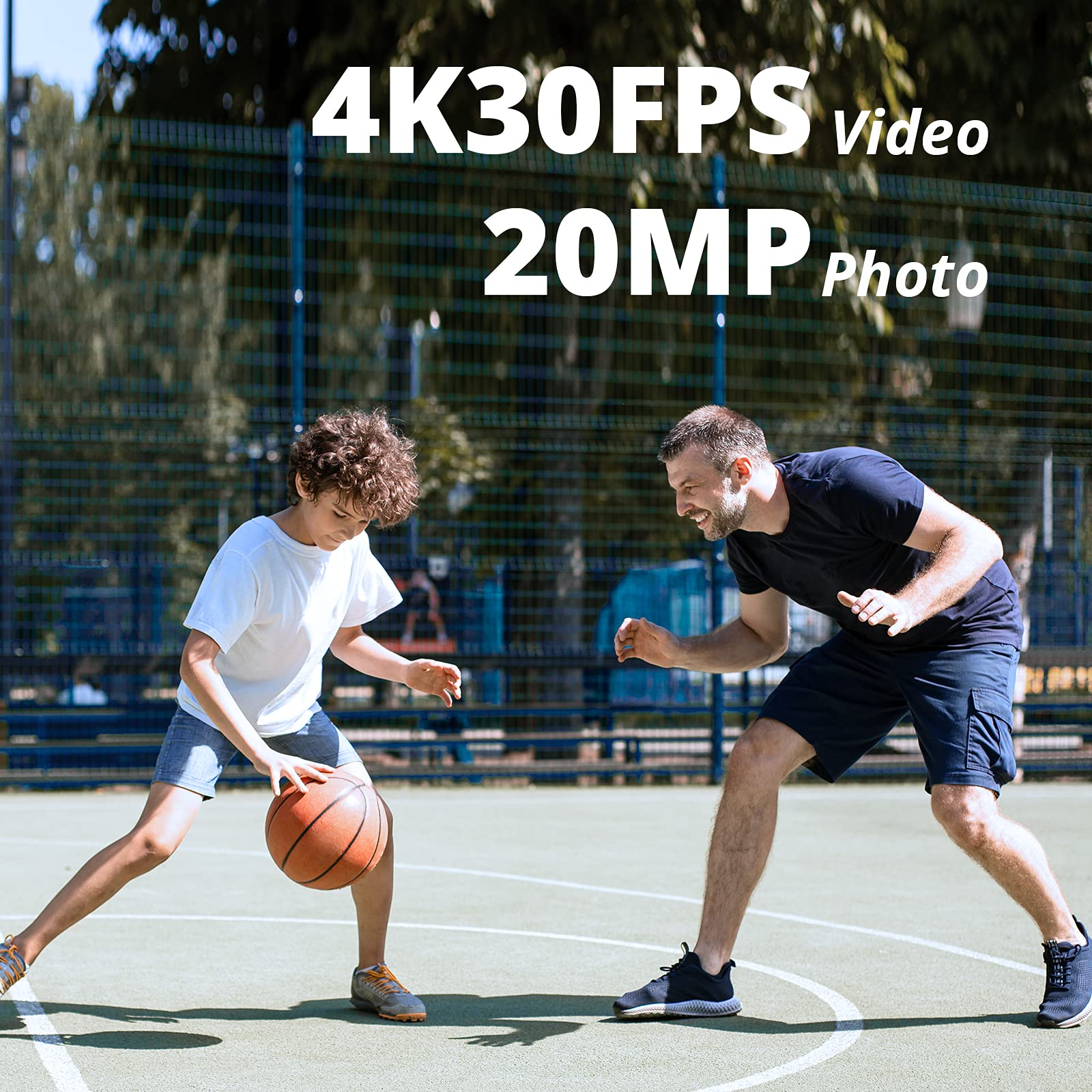 AKASO Brave 4 Pro 4K30 Waterproof Action Camera with 64GB MicroSD Card - 131FT Underwater, EIS Stabilization, Touch Screen, Remote Control, 2x1350mAh Batteries & Helmet Accessories Kit - Perfect for Diving, Surfing, Skiing & Extreme Sports Adventures