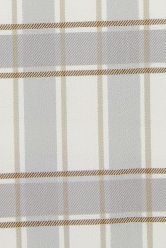 Light Gray Stone/Ivory Plaid