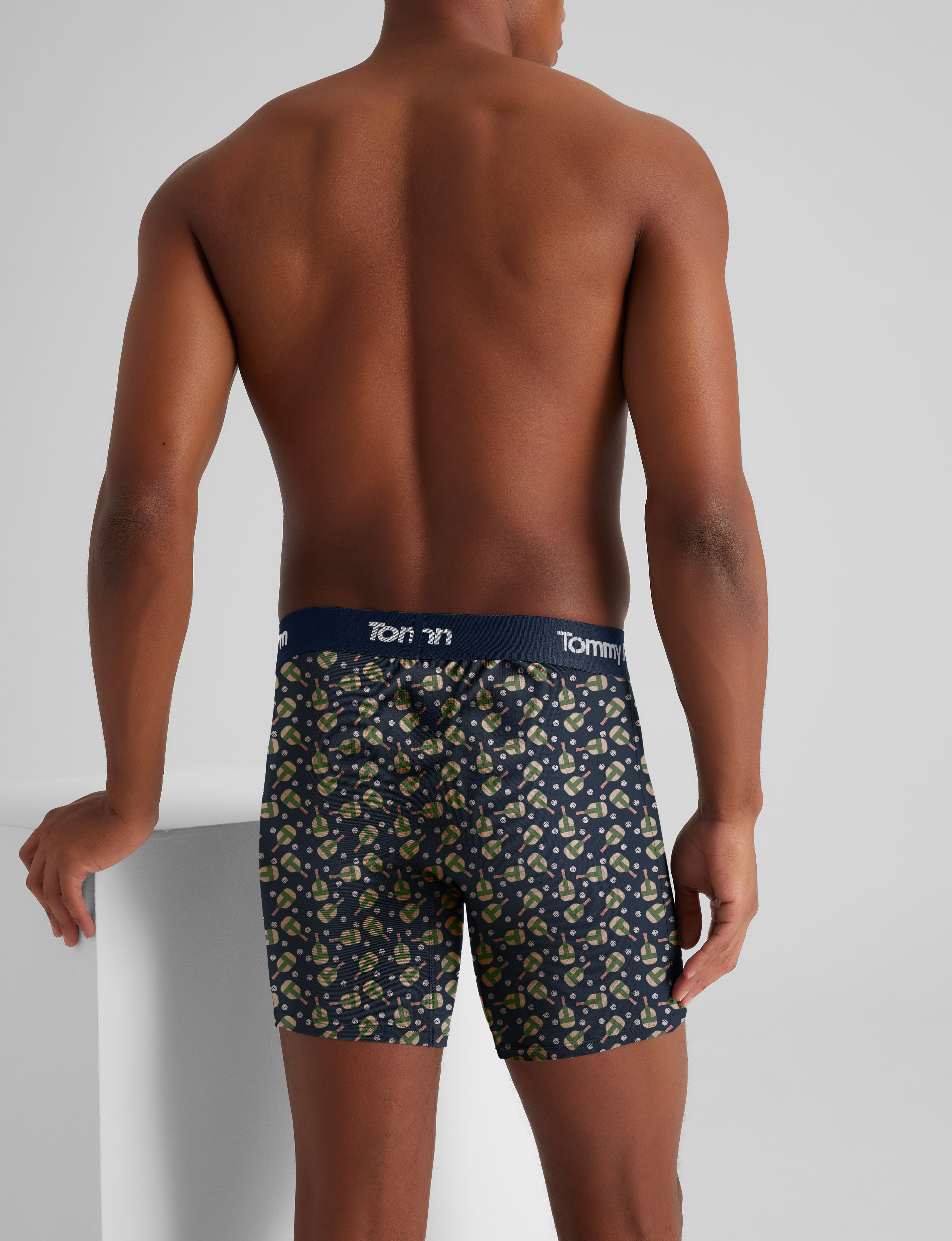 Second Skin Mid-Length Boxer Briefs for Men - 6 Pack (3 Pairs) - Ultra Soft Breathable Underwear for Everyday Comfort & Active Lifestyle