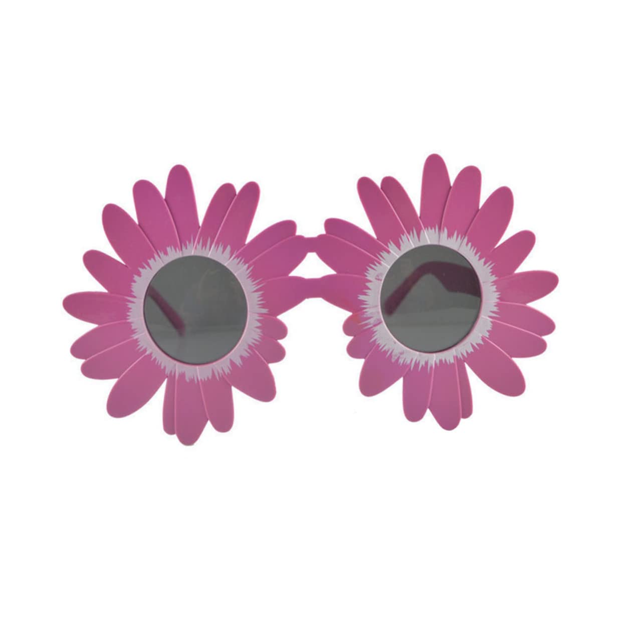 4pcs Sunflower Sunglasses - Plastic Funny Party Glasses for Cosplay, Hawaiian Dance & Summer Festivals - Round Eye Protection for Women & Men - Perfect for Beach, Pool Parties & Themed Events