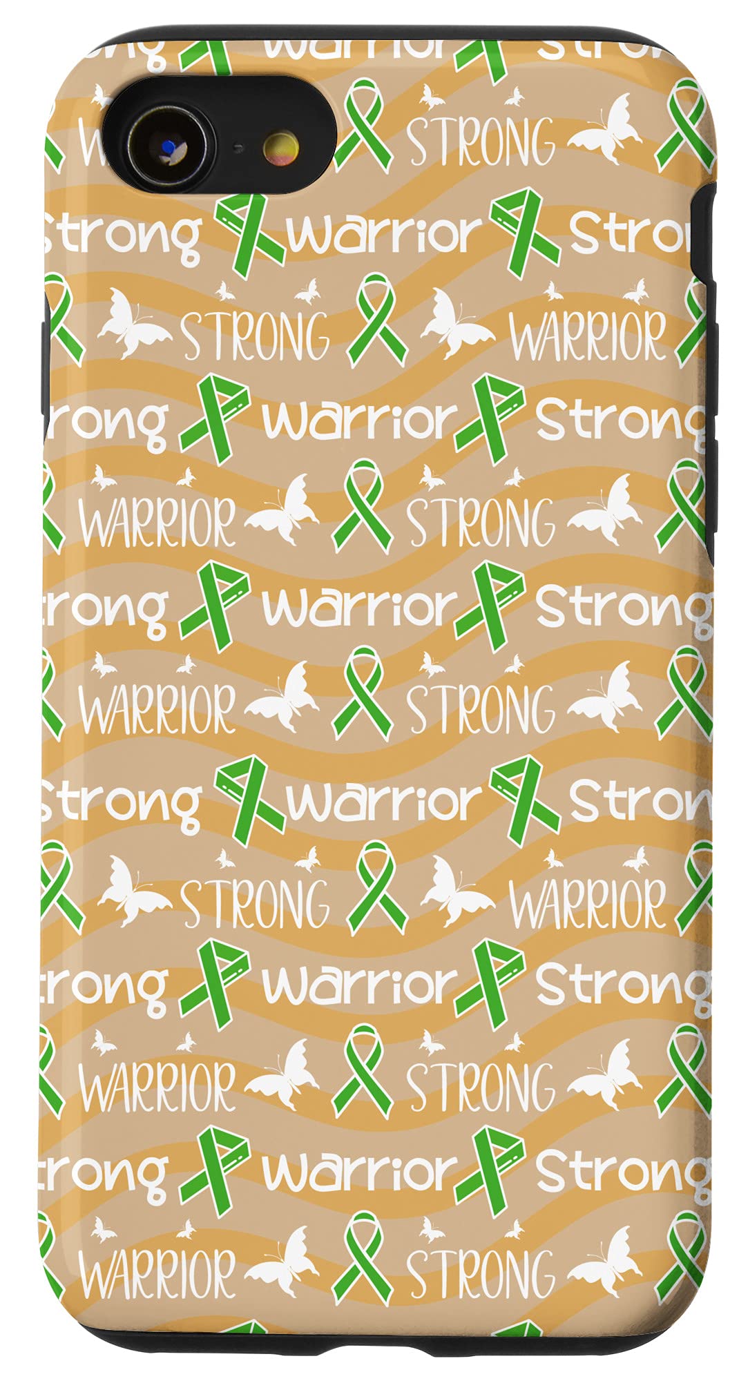 iPhone SE (2020) / 7 / 8 Cerebral Palsy Awareness Case - Durable Strong Green Ribbon Design for CP Support | Perfect for Everyday Use, Fundraising Events & Disability Awareness Campaigns