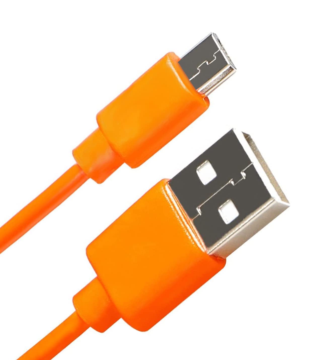 Original Ring Video Doorbell 4/3/2/Plus/Pro Charging Cable - Replacement USB Power Cord for Ring Enabled Devices (Peephole Cam, Doorbell 2 & 3) - Fast Charging, Durable Orange Cable - Perfect for Home Security & Smart Doorbell Setup