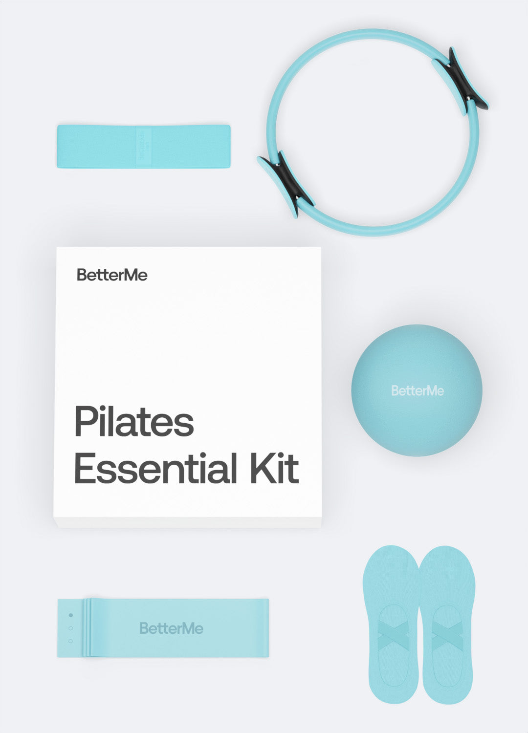 Premium Pilates Kit for Home & Studio - Yoga Mat, Resistance Bands, Foam Roller & More - Perfect for Beginners & Professionals - Improve Flexibility & Core Strength