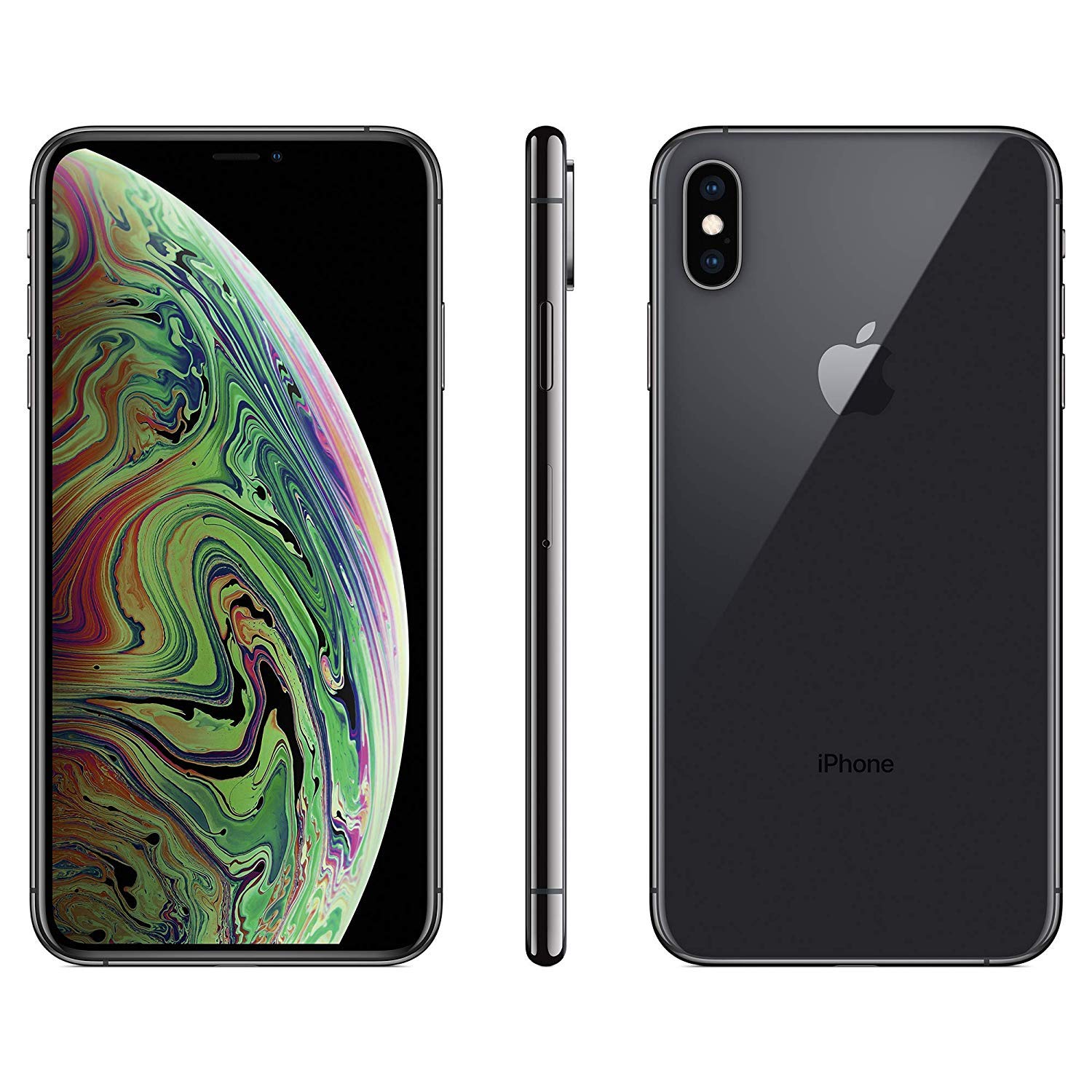 Apple iPhone XS Max 256GB Unlocked Smartphone - Space Gray (Renewed/Refurbished) | US Version for GSM Carriers | Perfect for Business, Travel & Daily Use
