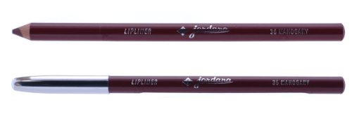 Jordana 5.5 Inch Long Lasting Lip Liner Pencil - Mahogany Brown (36) for Precise Lip Definition & All-Day Wear | Perfect for Makeup Artists, Daily Use & Special Occasions