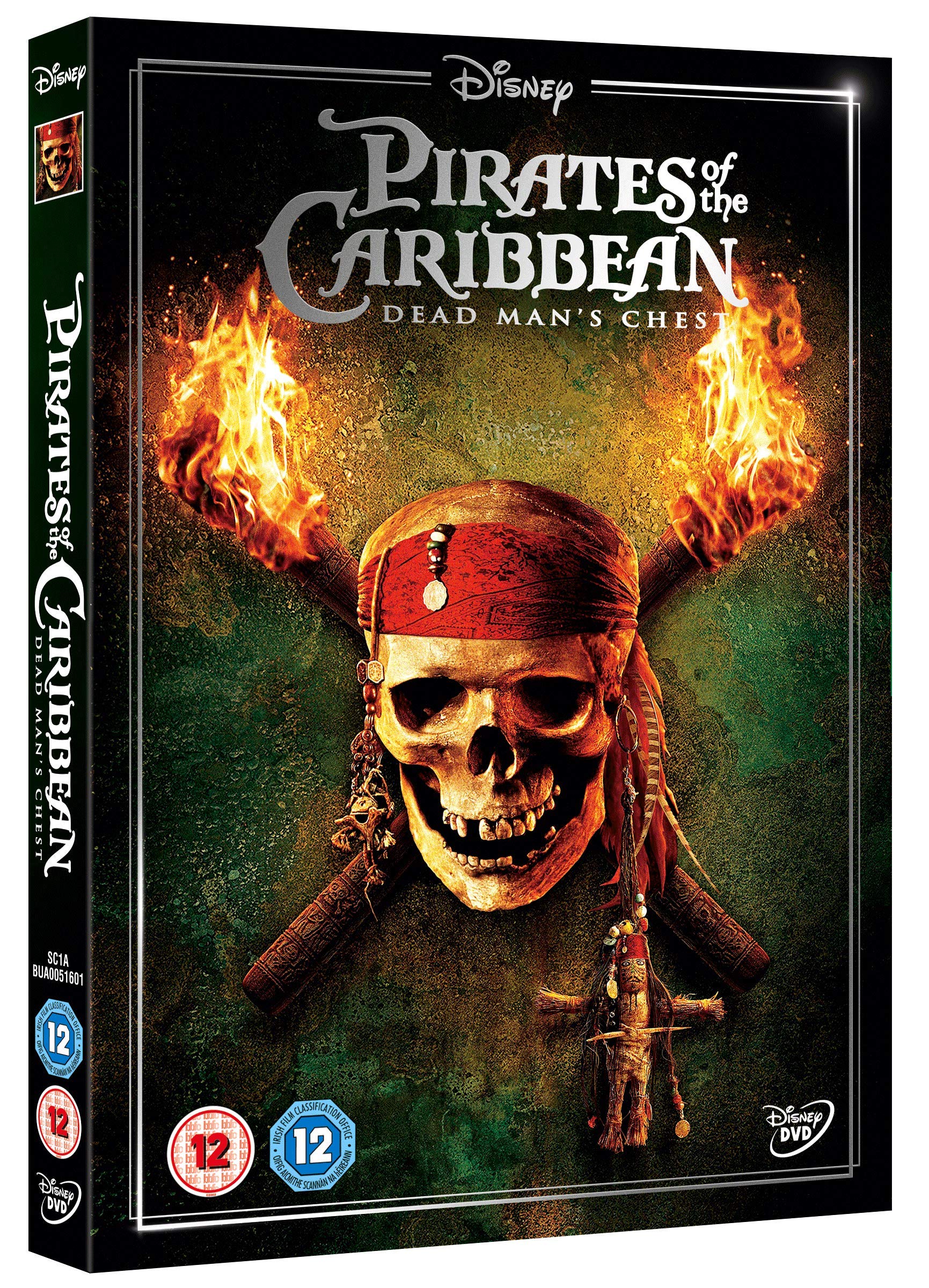 Pirates Of The Caribbean - Dead Man's Chest DVD | Johnny Depp Adventure Movie | Perfect for Family Movie Night & Disney Fans Collection