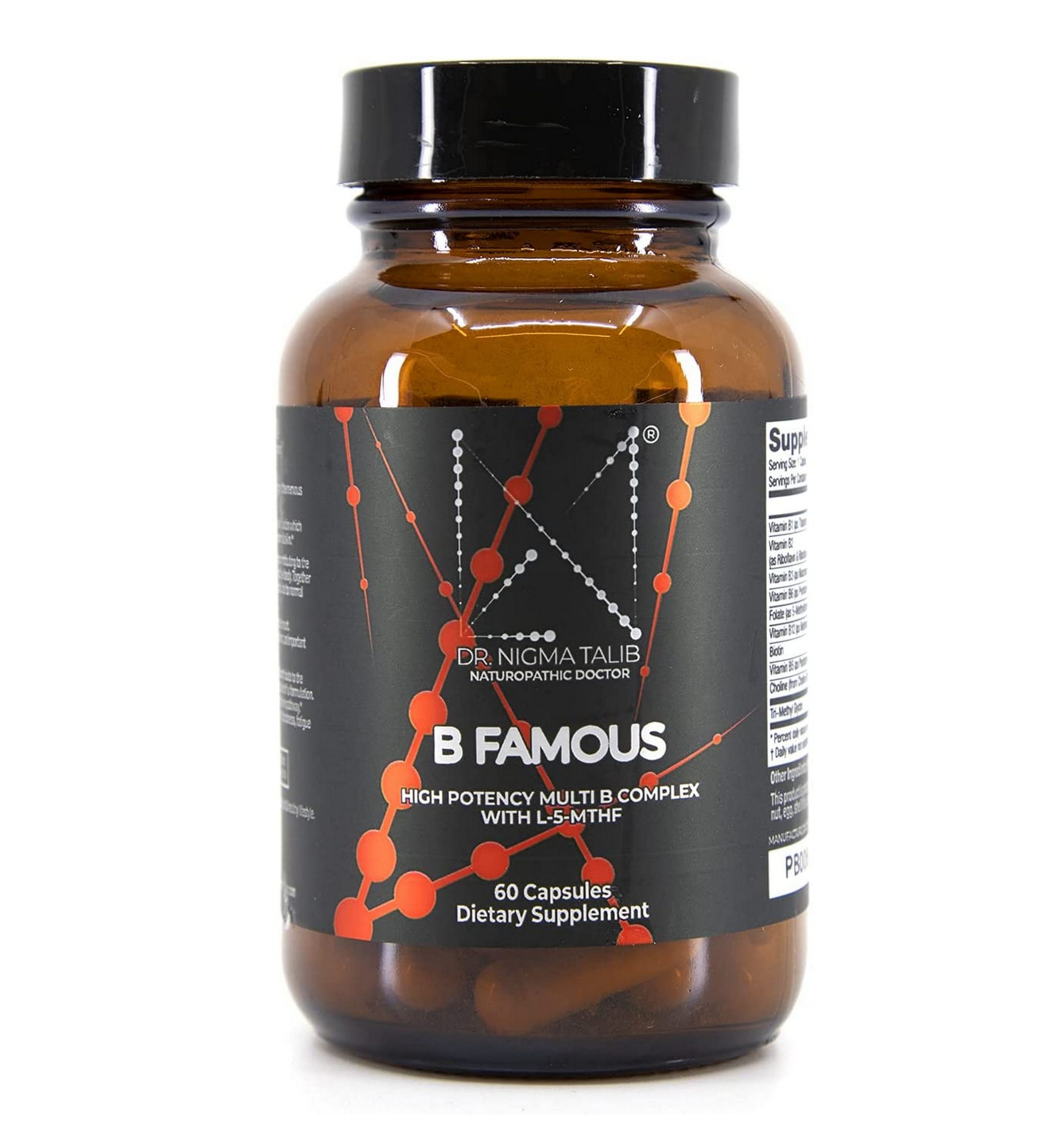 Dr. Nigma B Famous Multi B Vitamin Complex - 60 Capsules | Essential B Vitamins for Energy, Metabolism & Stress Support | Perfect for Busy Professionals & Active Lifestyles