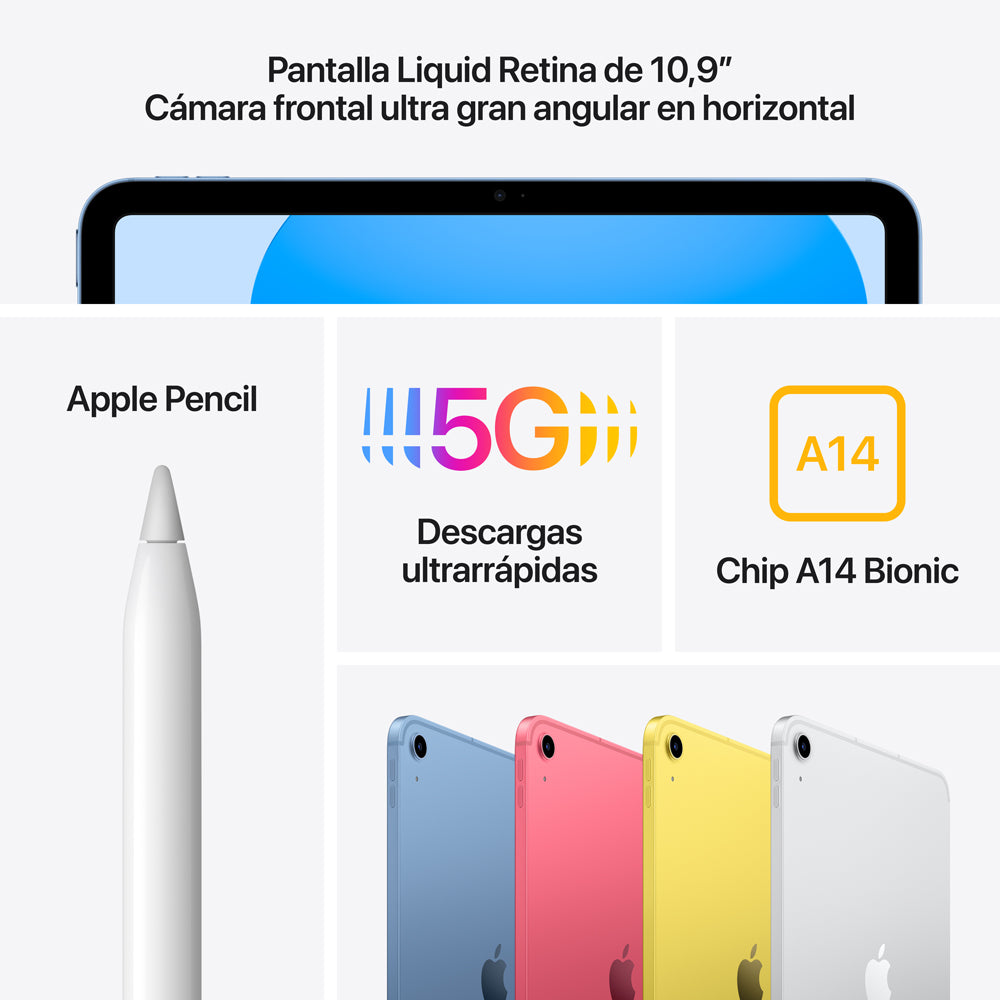 10.9-inch iPad Wi-Fi + Cellular 256GB Space Gray (10th Generation) - Perfect for Work, Study & Entertainment on the Go
