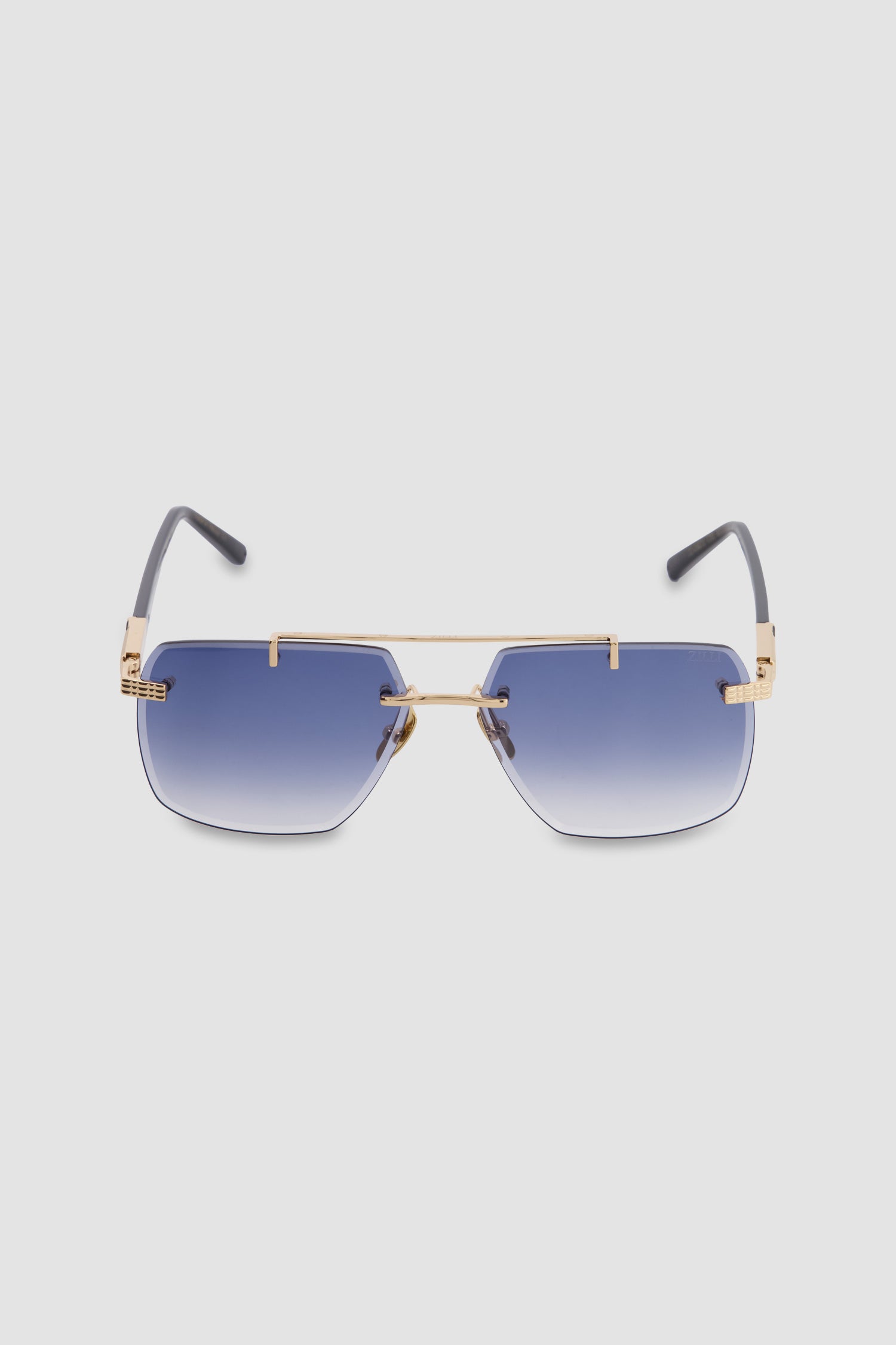 Zilli Blue NICO Polarized Sunglasses for Men & Women - UV400 Protection - Fashionable Retro Round Frame - Perfect for Driving, Beach & Outdoor Activities