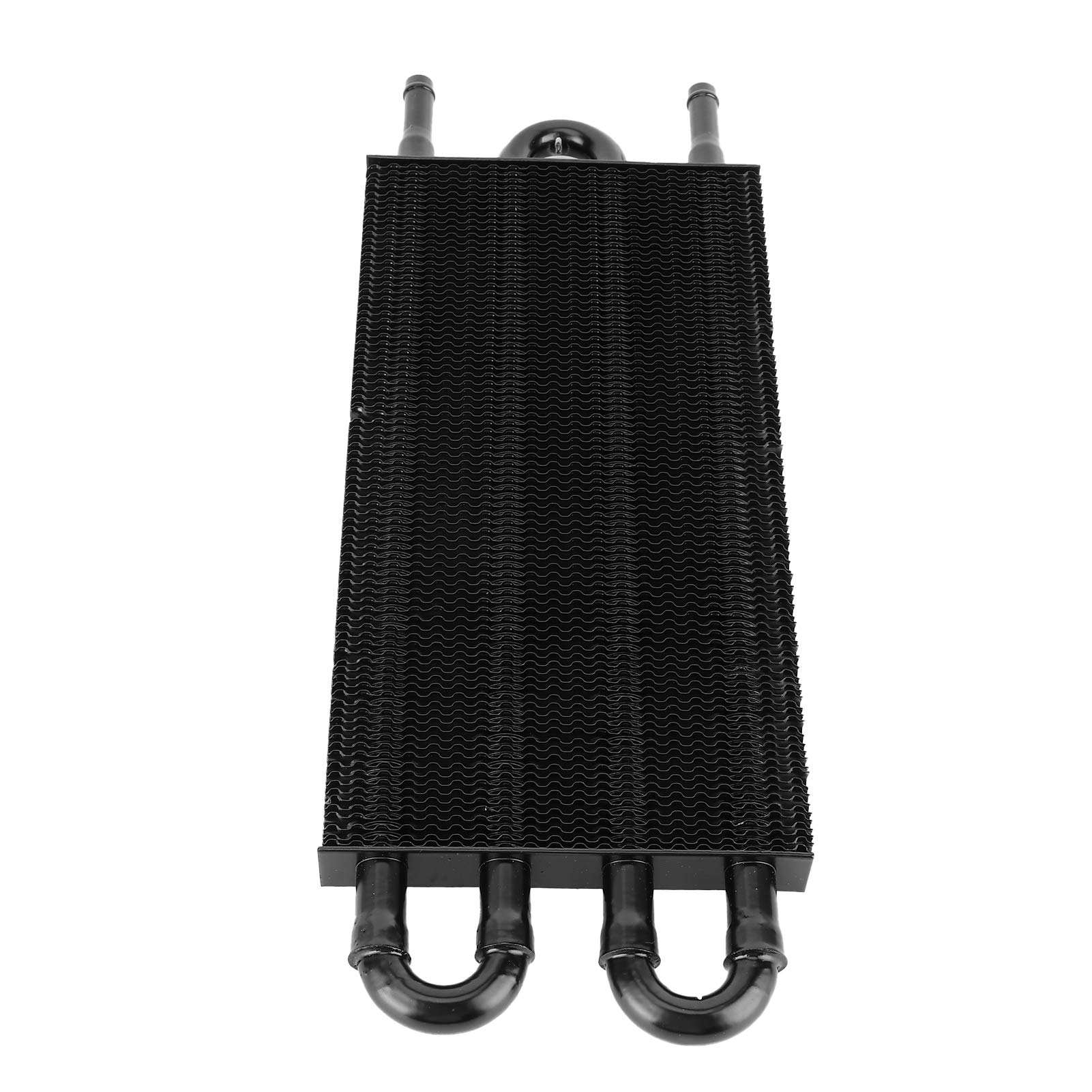 Keenso 4Rows Universal Aluminum Oil Cooler Kit - Black OC1401 for Enhanced Transmission & Power Steering Cooling - Ideal for High-Performance Vehicles & Off-Road Adventures