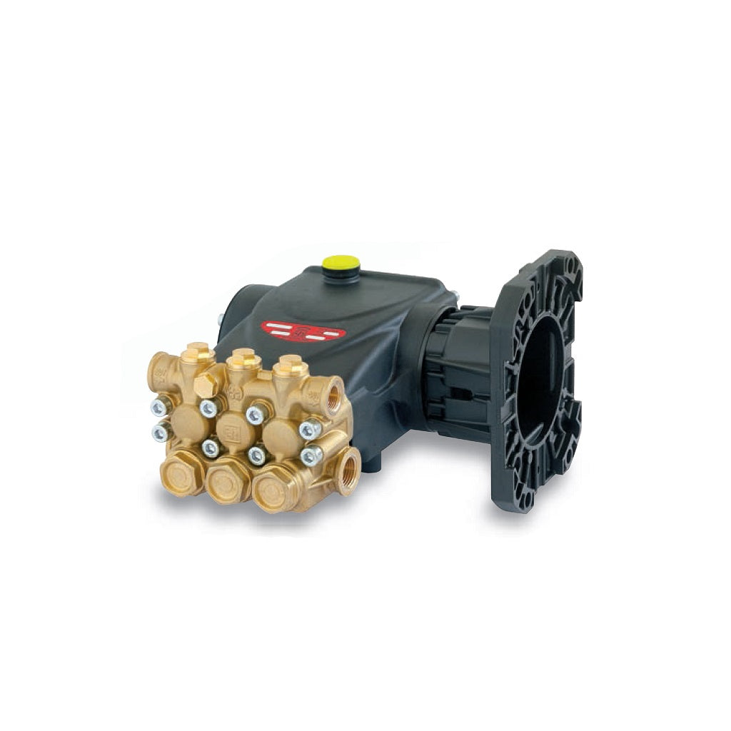 Interpump E2E2815 58 Evolution Series Bare Pump 4000psi 3.9gpm - Compatible with 1 Gas Engine Shaft - Ideal for Pressure Washing, Car Cleaning, and Industrial Applications