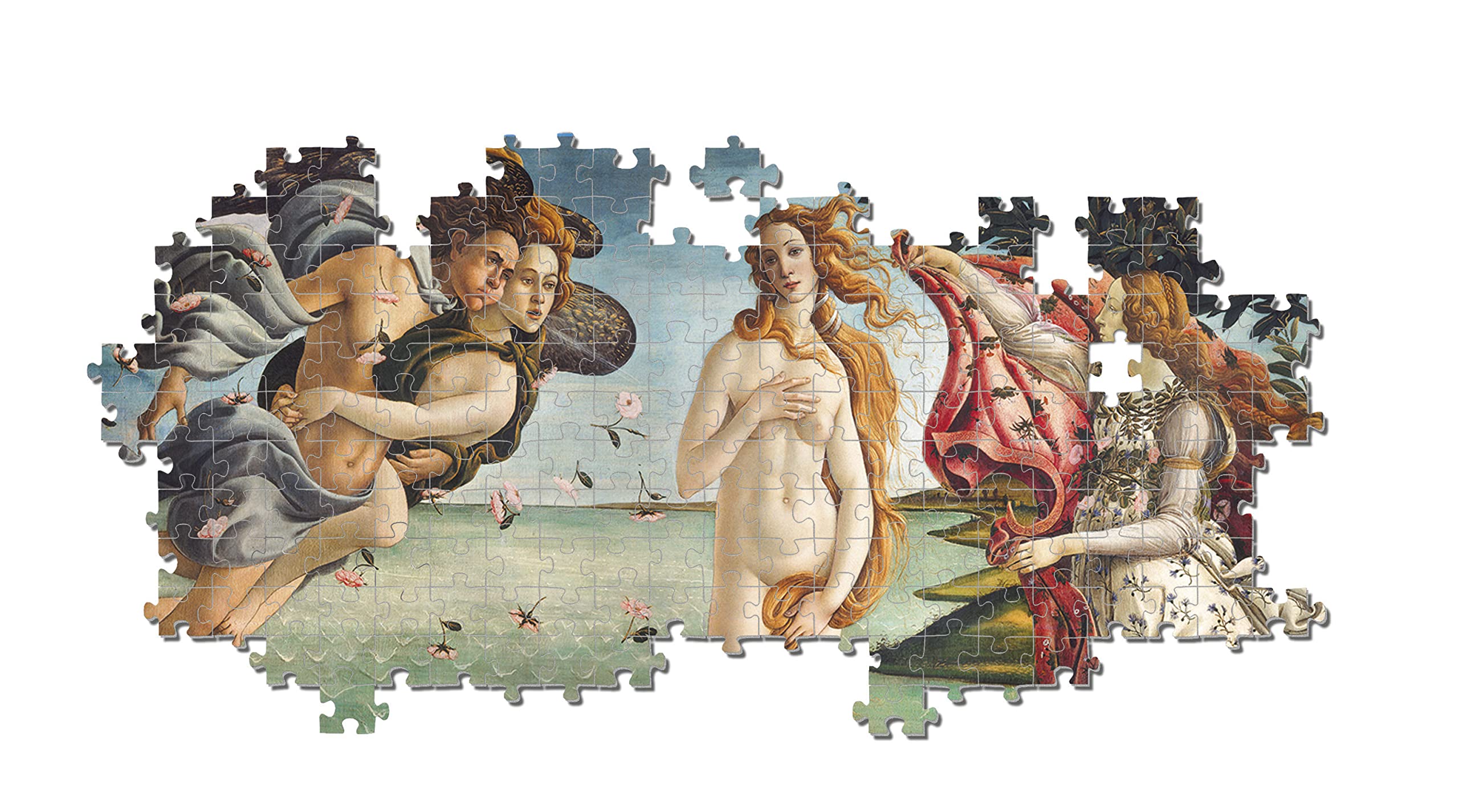 Clementoni 32572 Museum Collection Puzzle - Birth of Venus 2000 Piece Adult Jigsaw Puzzle, Fine Art Puzzle, Artist Puzzle, Made in Italy - Perfect for Home Decor, Gift for Art Lovers & Puzzle Enthusiasts