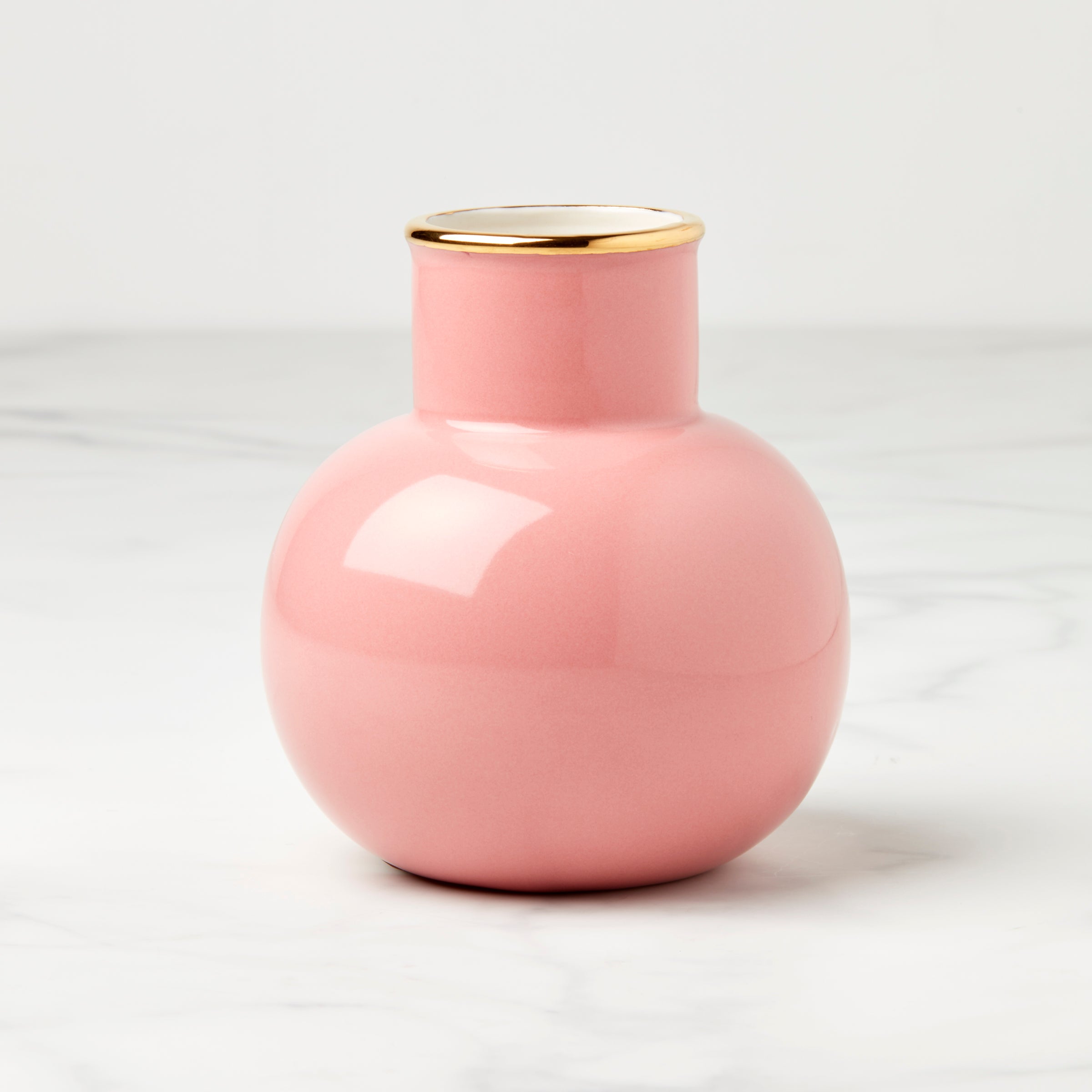 Stylish Small Pink Vase for Home Decor - Perfect for Flowers, Centerpieces & Modern Interior Design