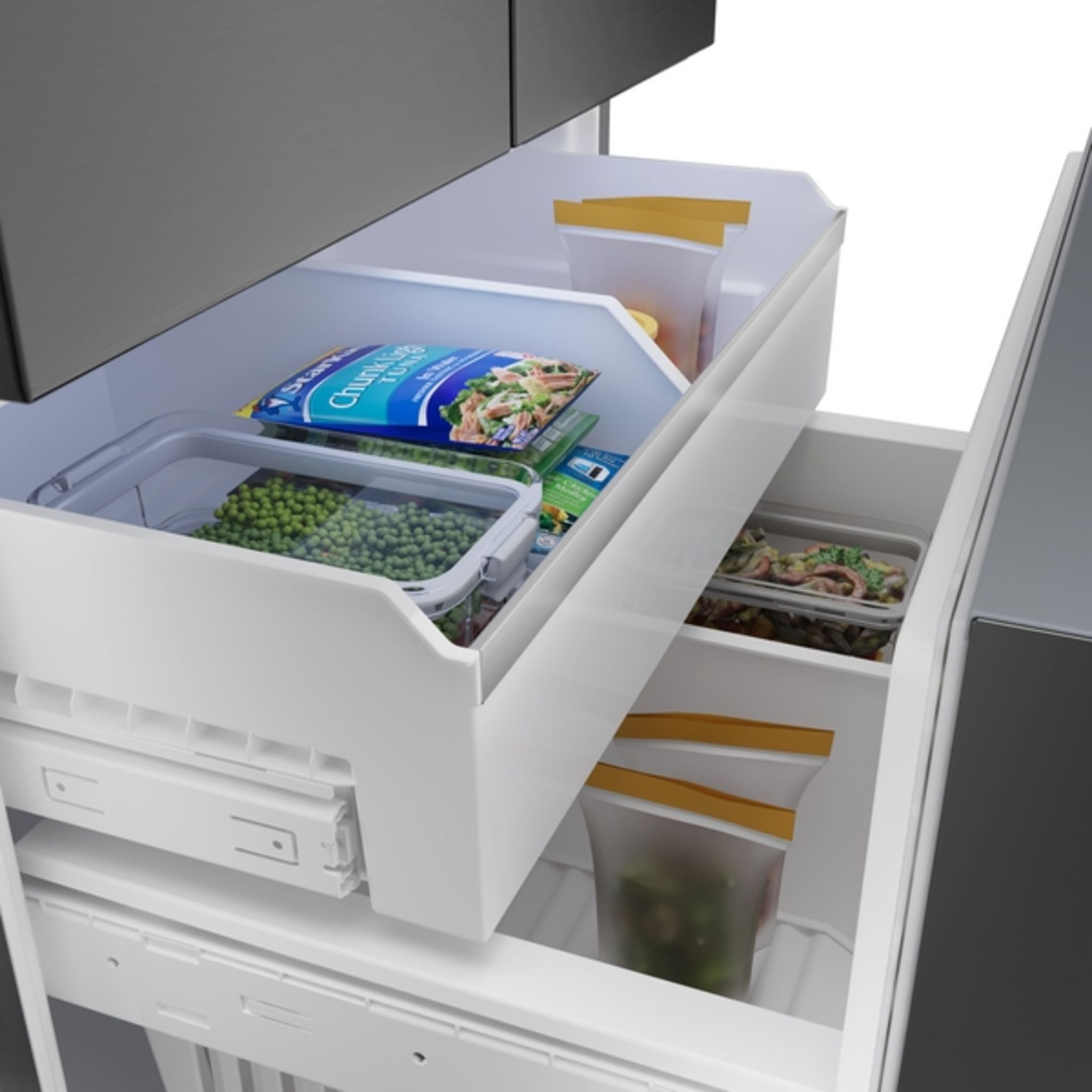 Bosch B36FD52SNB 36 Inch French Door Refrigerator - Black Stainless Steel, Energy Star Certified, Spacious Interior for Large Families - Perfect for Modern Kitchens & Open Floor Plans