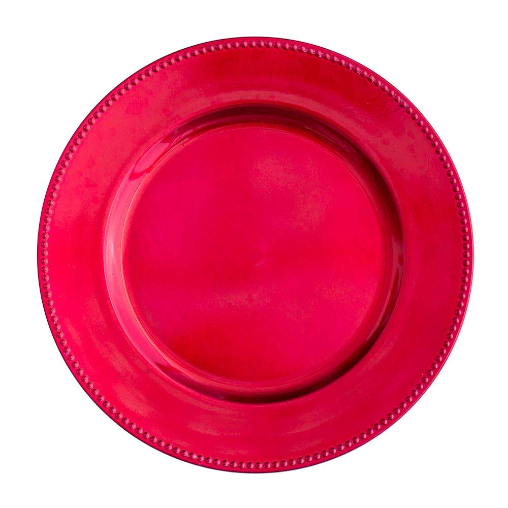 Richland Beaded Charger Plates - Set of 12, 13