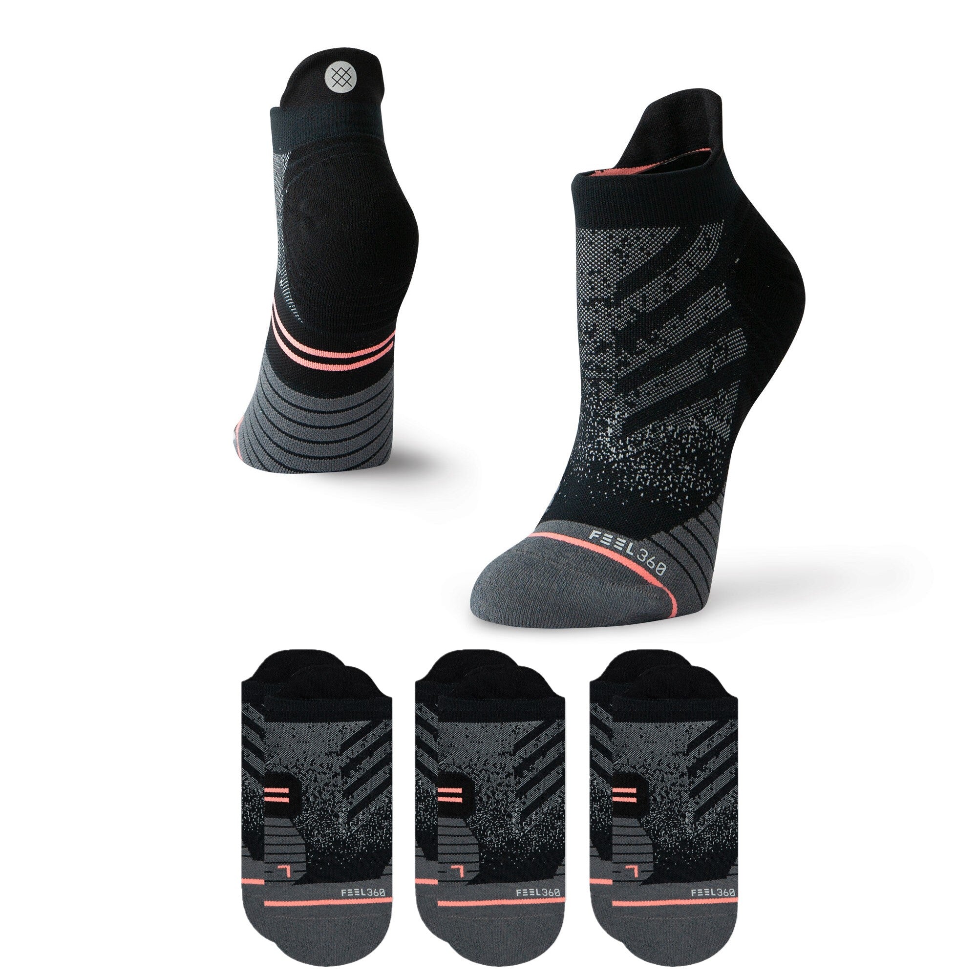 Stance Women's Running Socks - 3 Pack Tab Socks for Athletic Performance & Comfort - Ideal for Running, Gym Workouts & Active Lifestyle